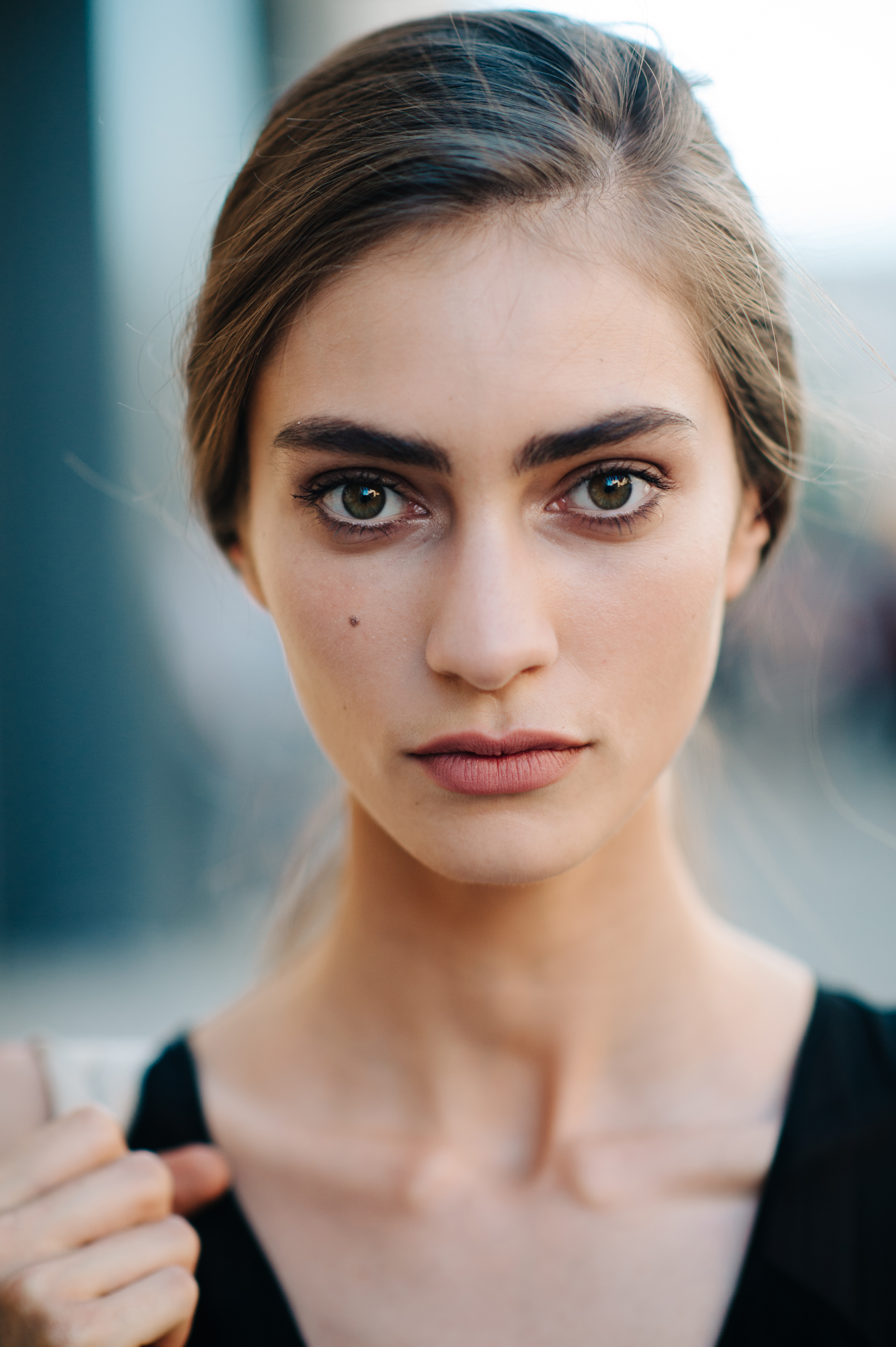 Portrait of a French model