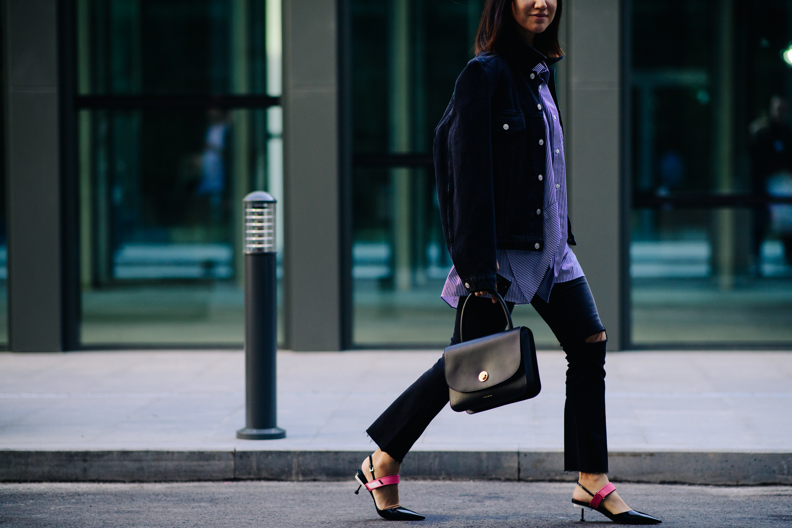 Buro 24/7 editor wearing Prada