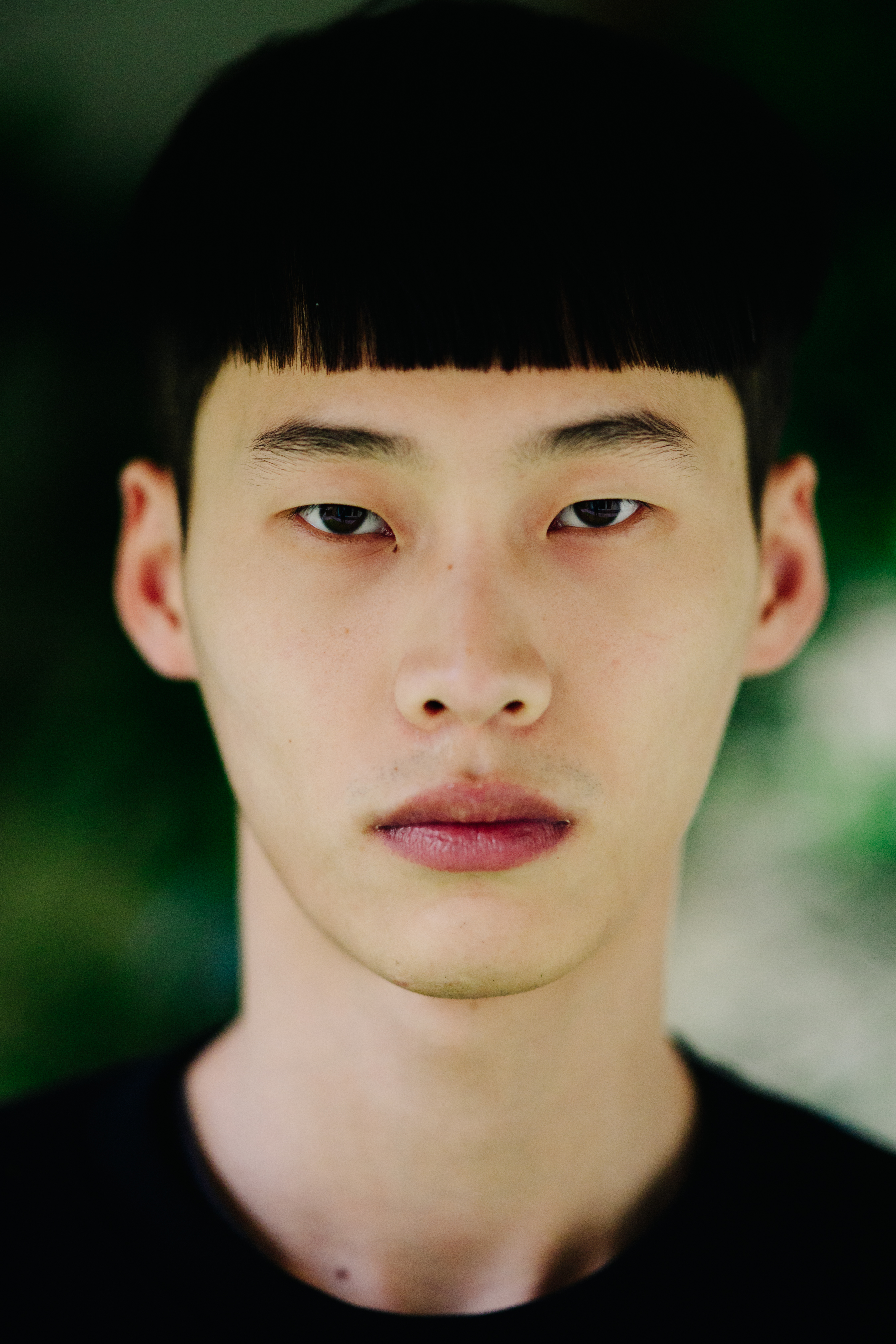 Portrait of a Chinese male model