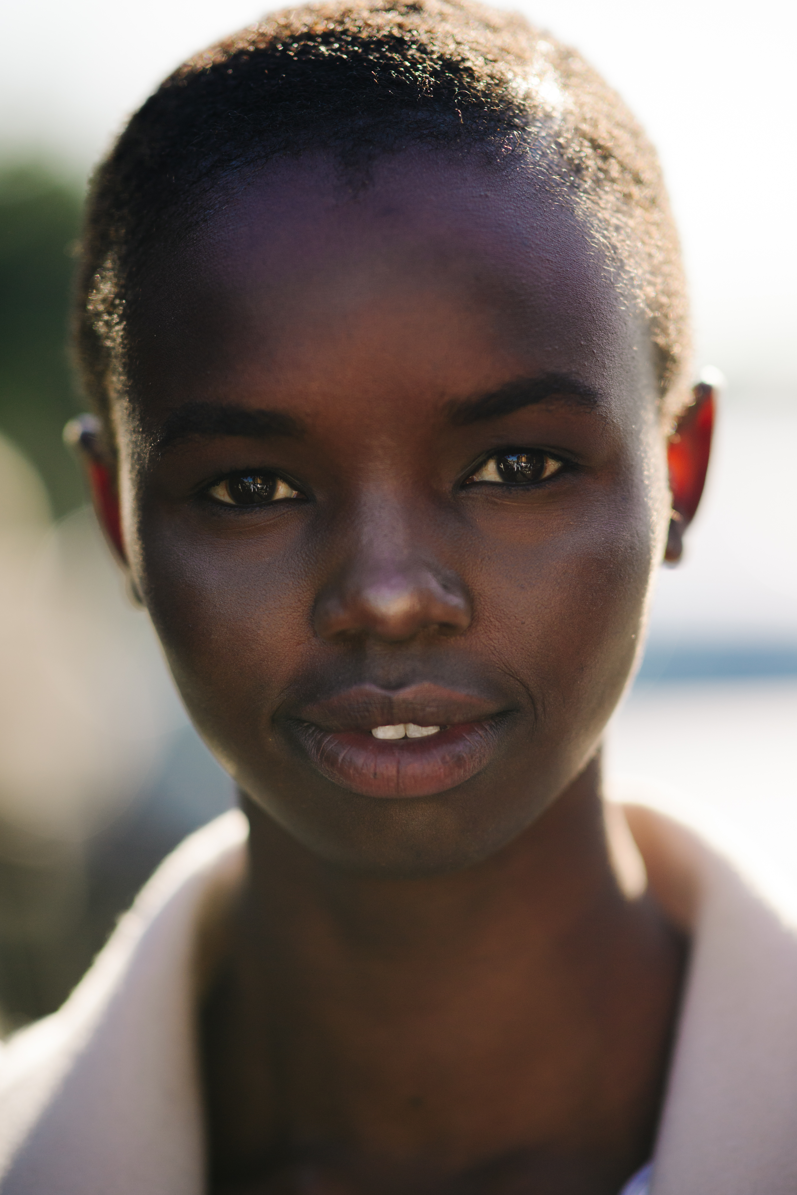 Portrait of an African model