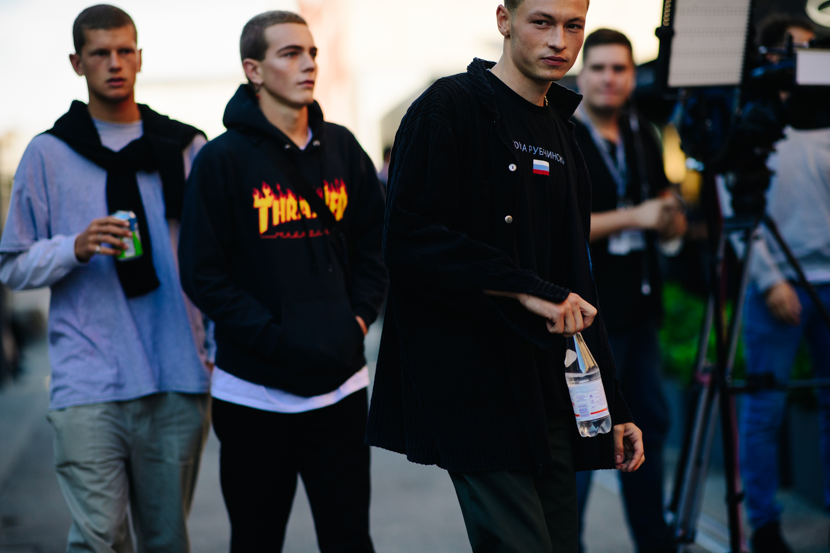 Group of men after a show
