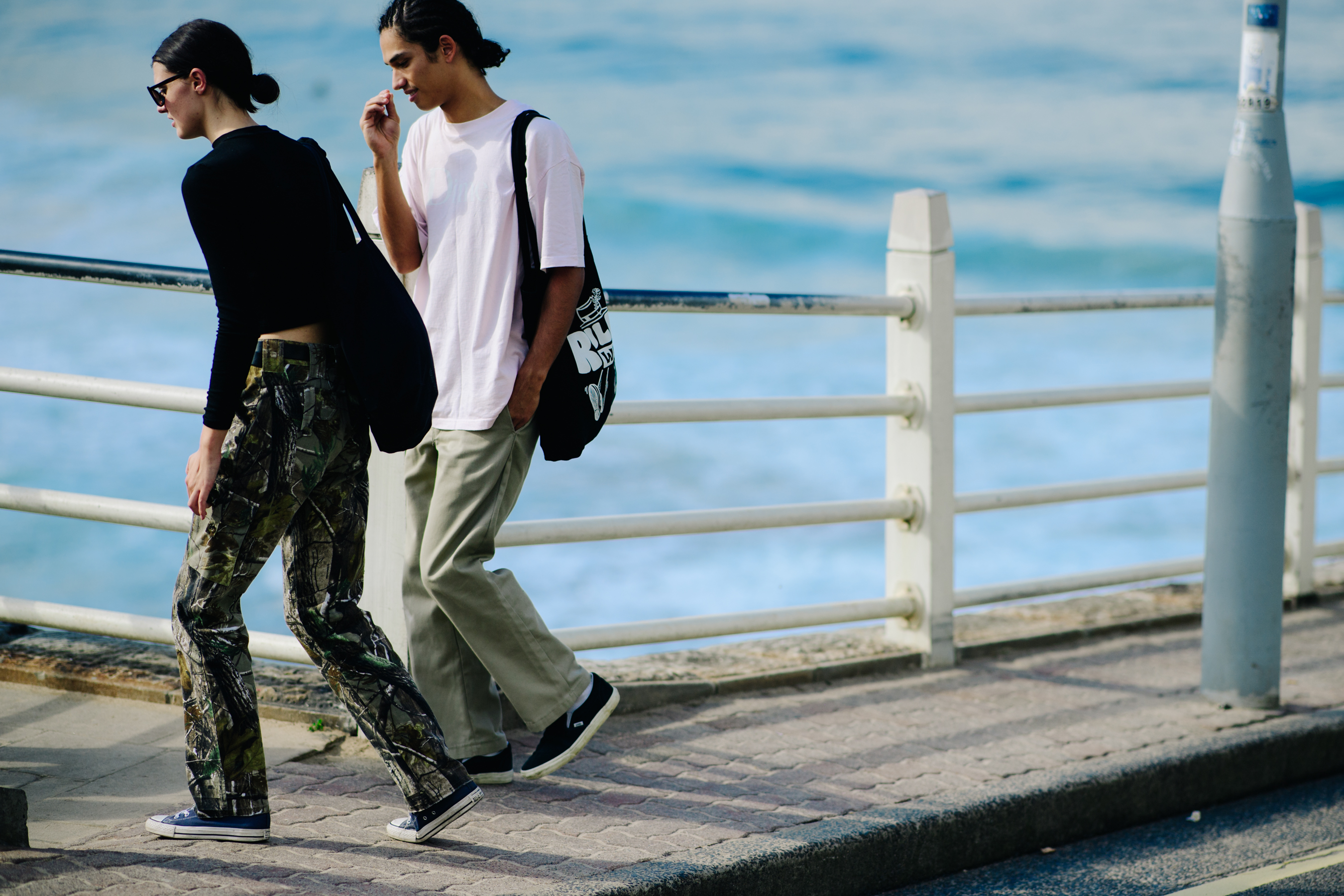 Australian models wearing Vans and Converse