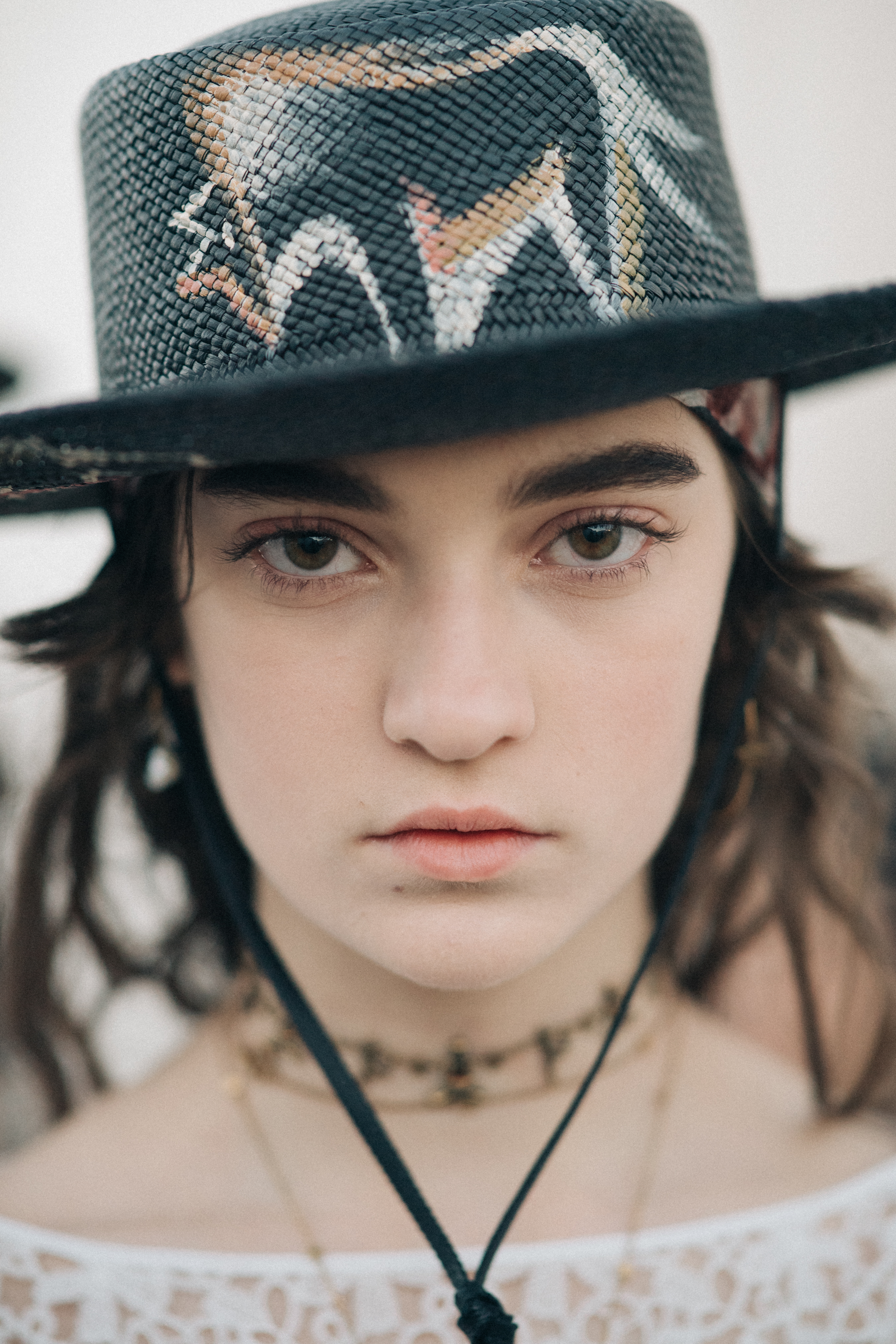 Portrait of an American female model