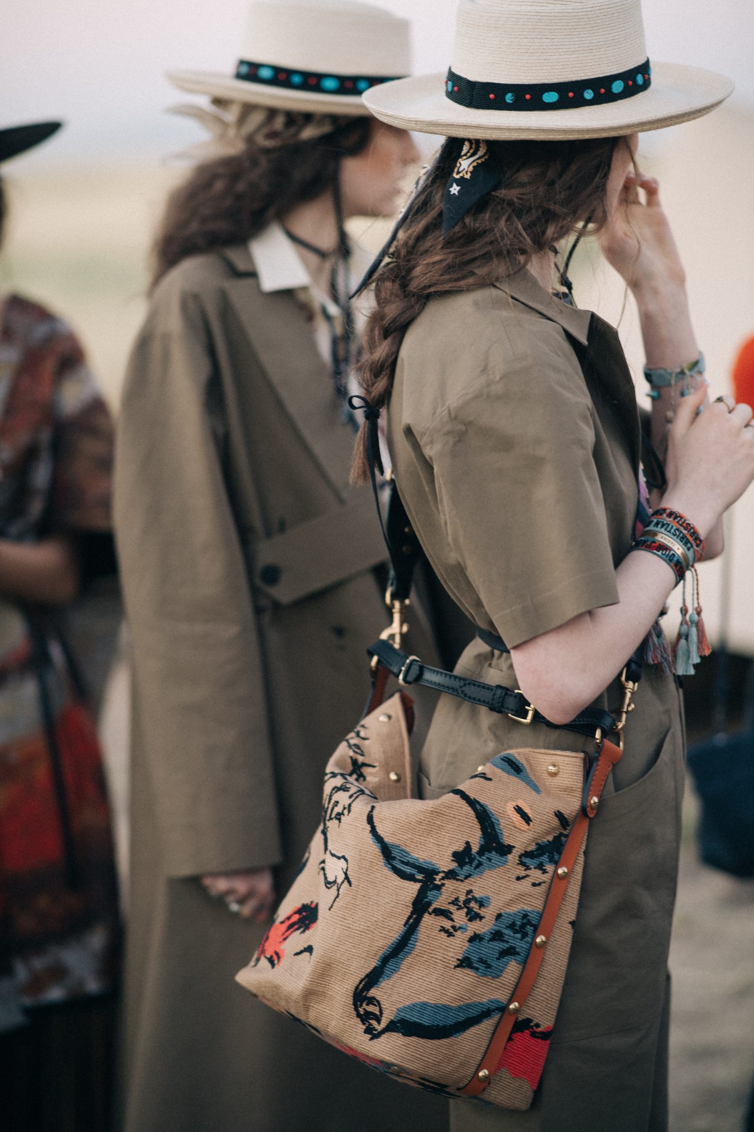 Backstage at Christian Dior Los Angeles Adam Katz Sinding
