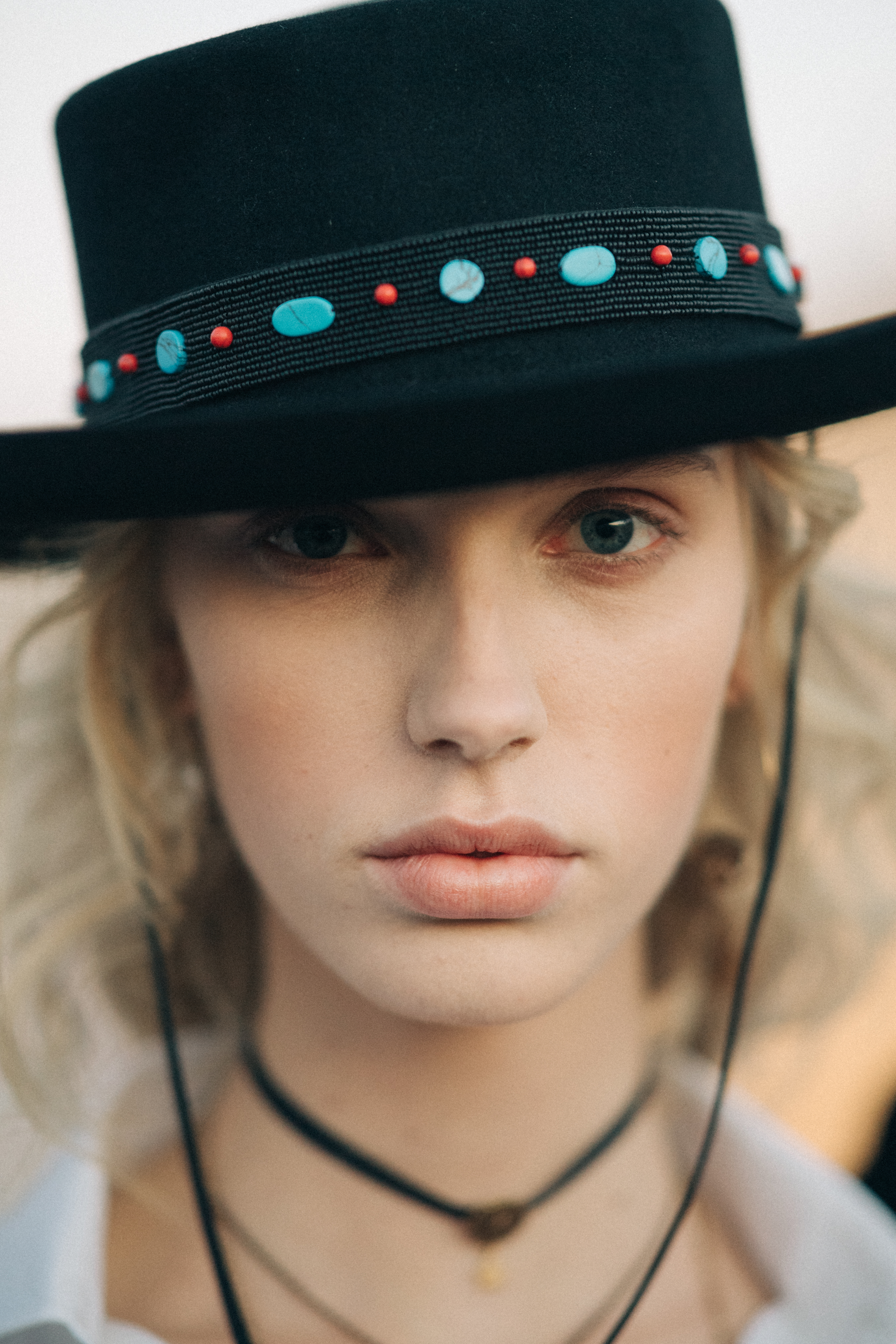 Portrait of a blonde haired girl