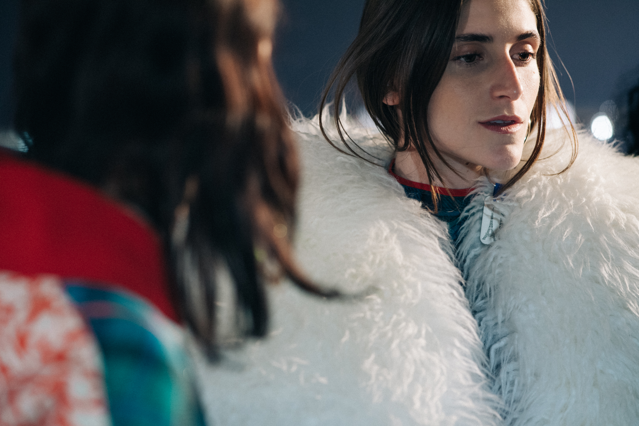 Detail of an Esteban Cortazar fur coat