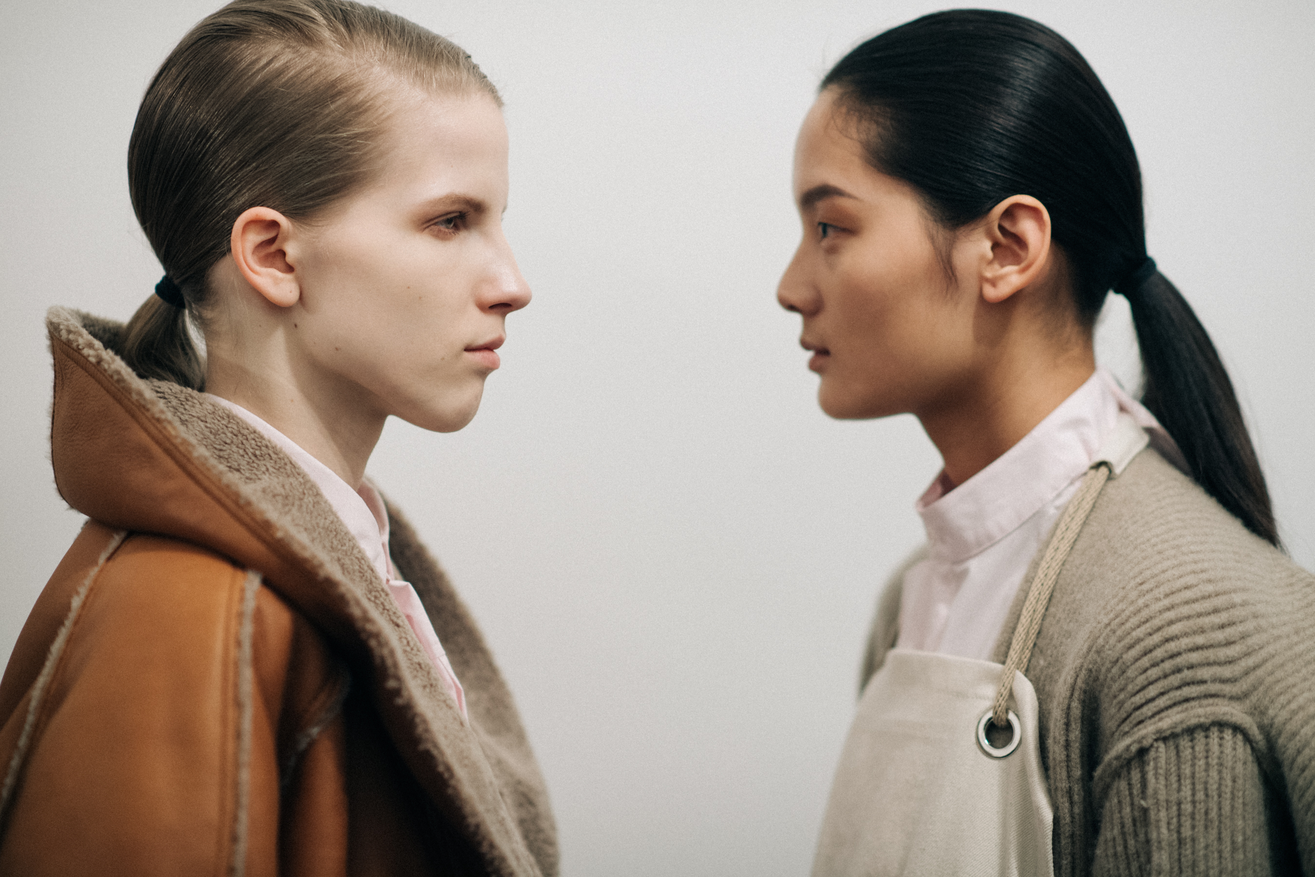 Two models at Nehera backstage