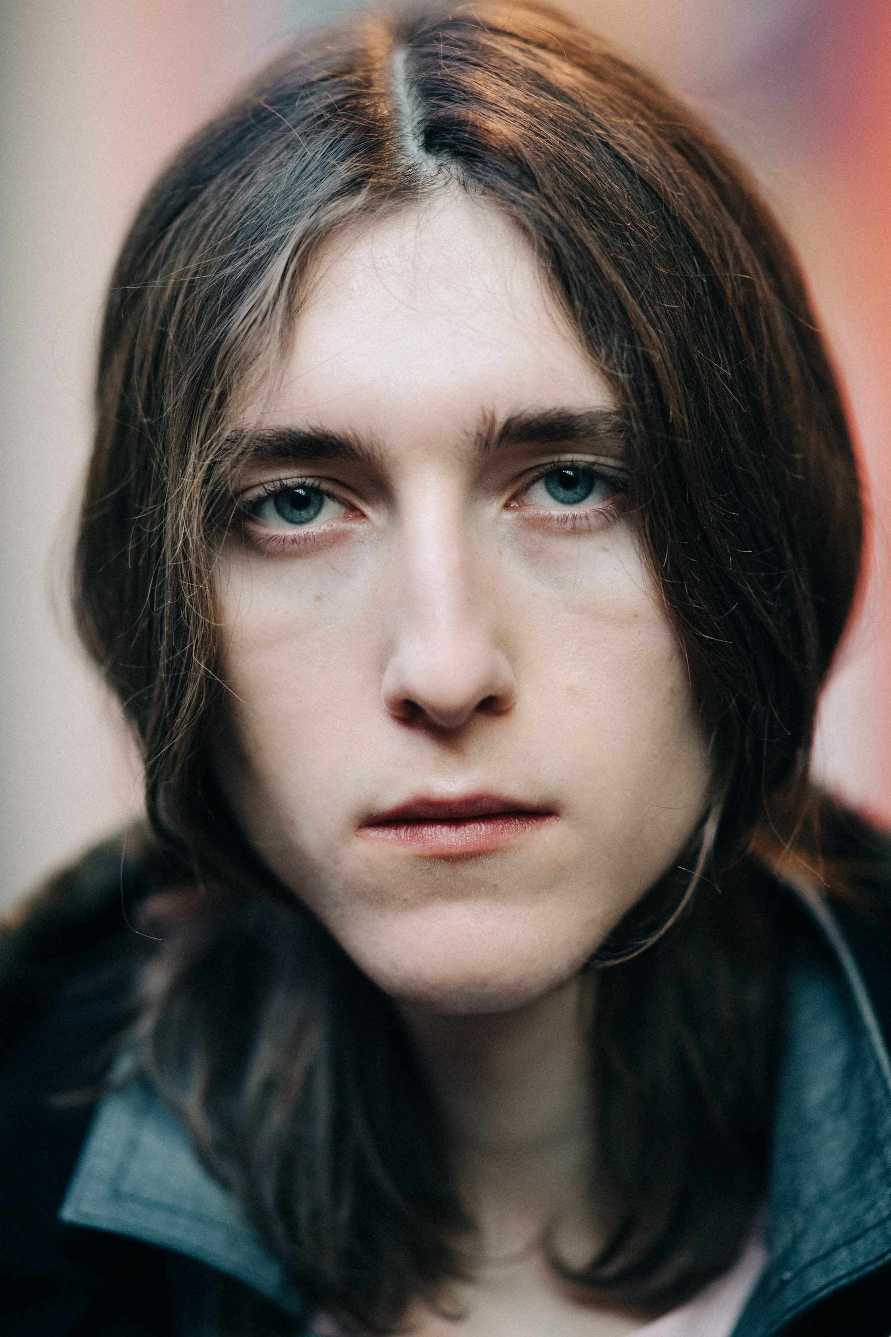 Portrait of a male Sacai model