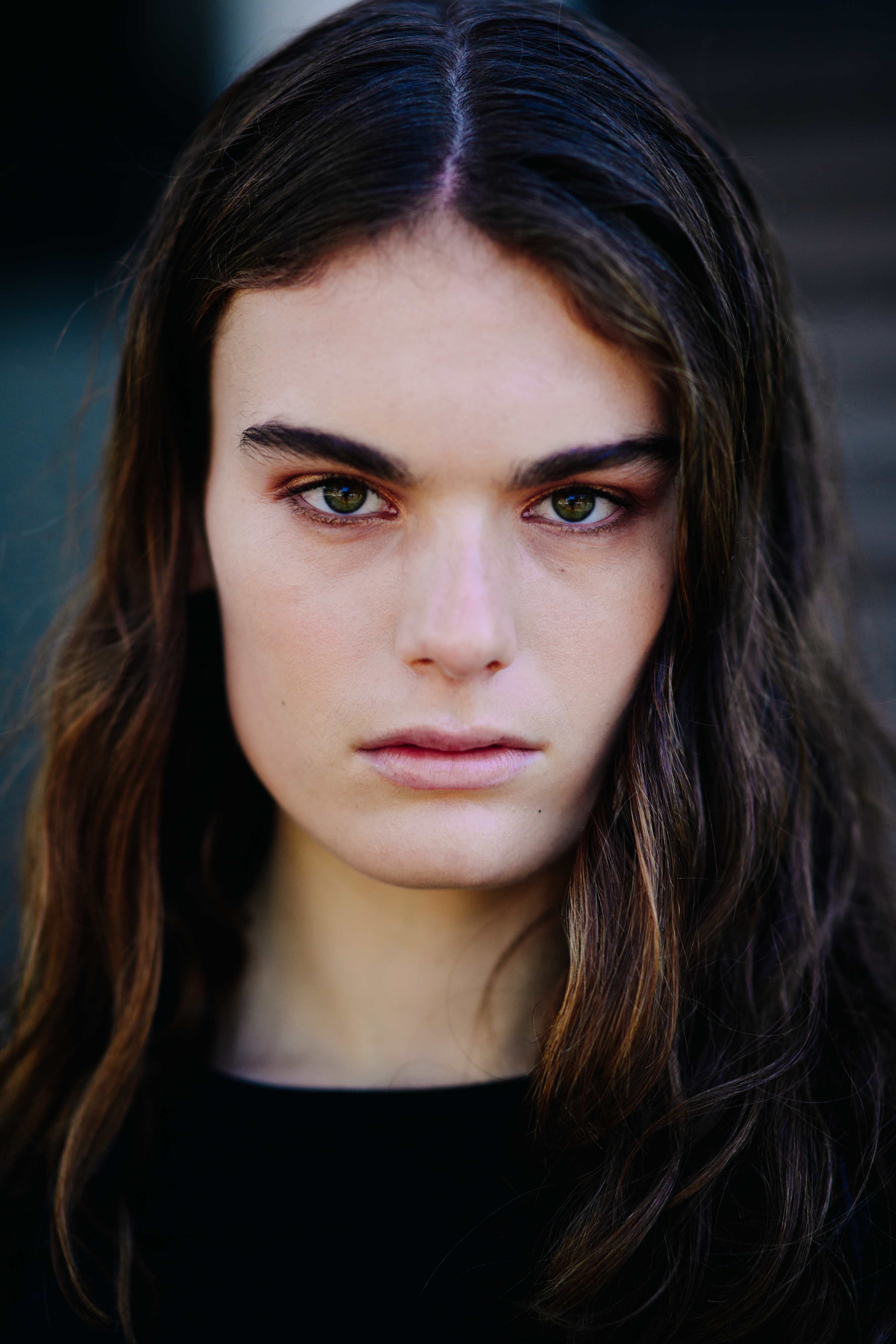Portrait of a young Australian model