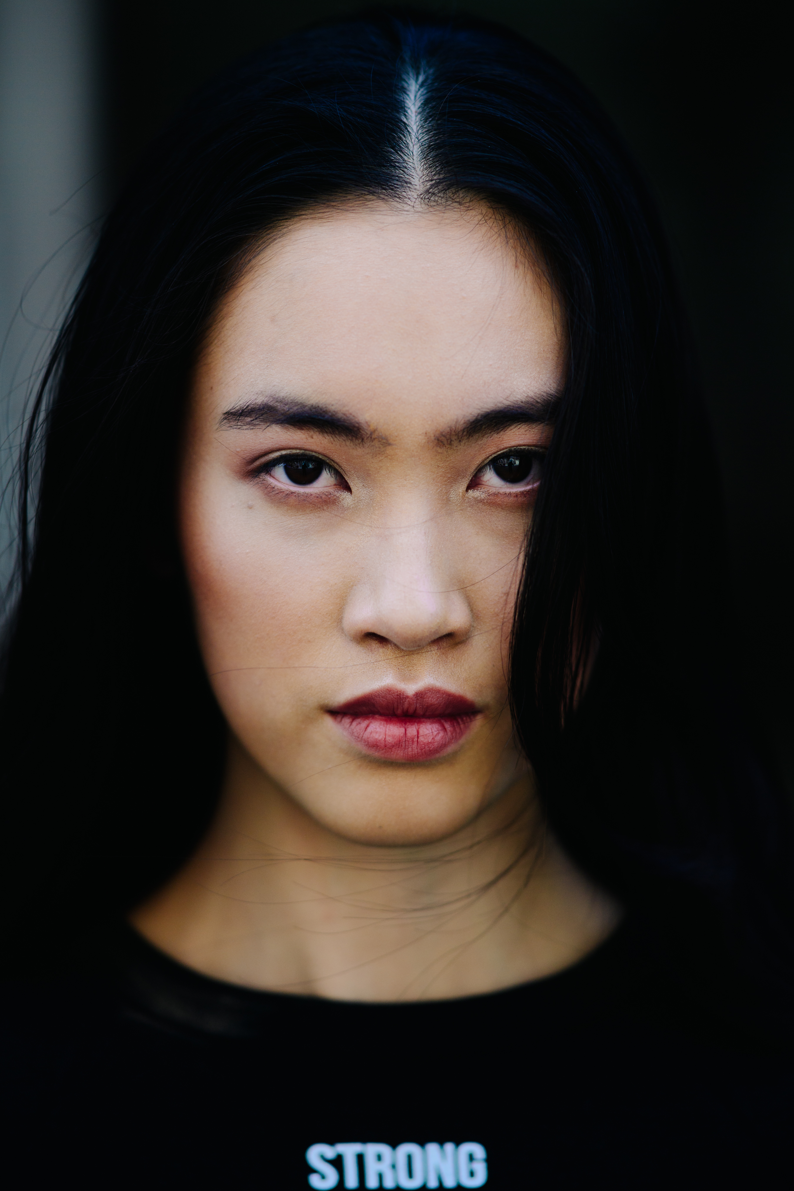 Portrait of an Asian female model