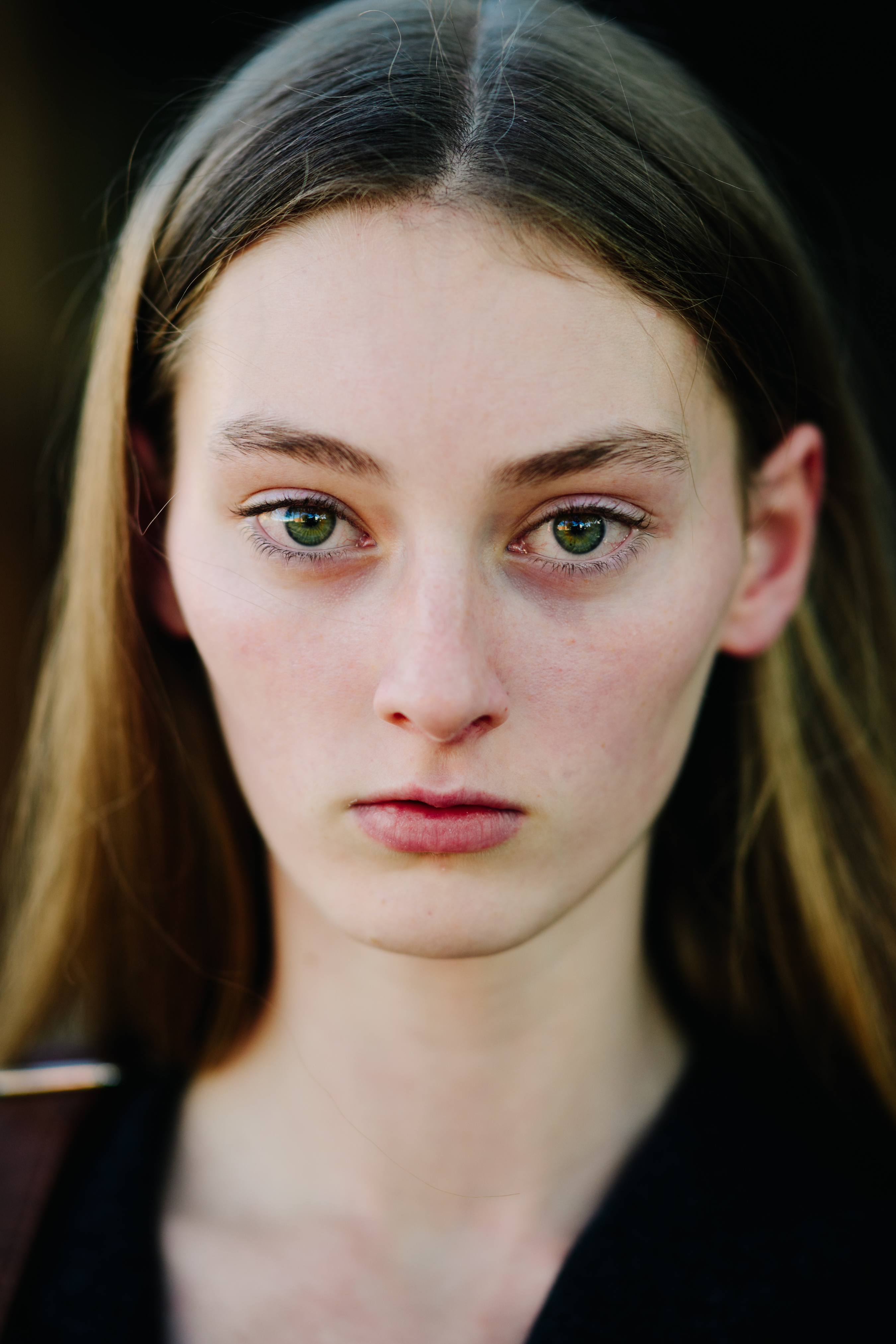 Portrait of a young Australian model