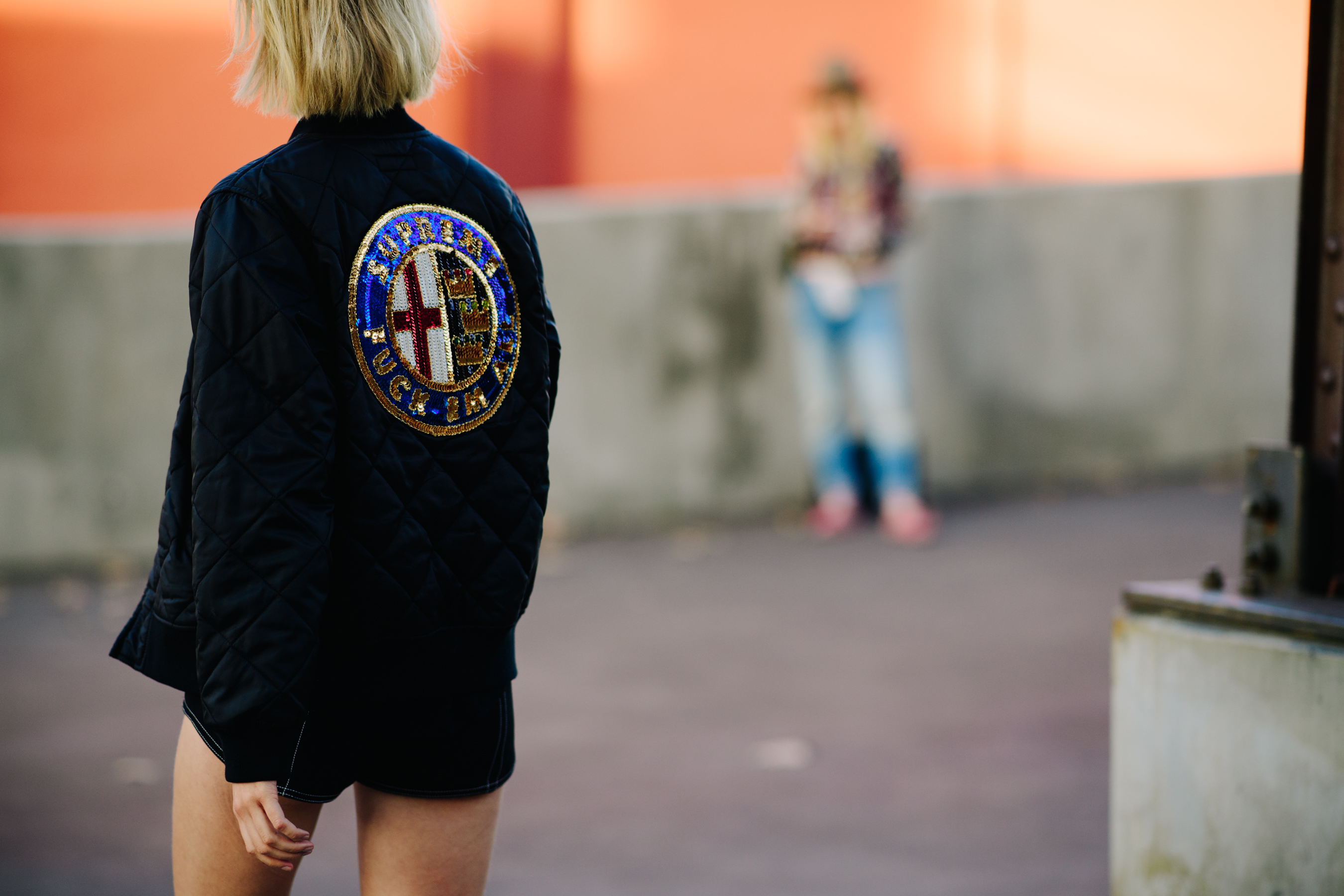 Australian model wearing Supreme jacket