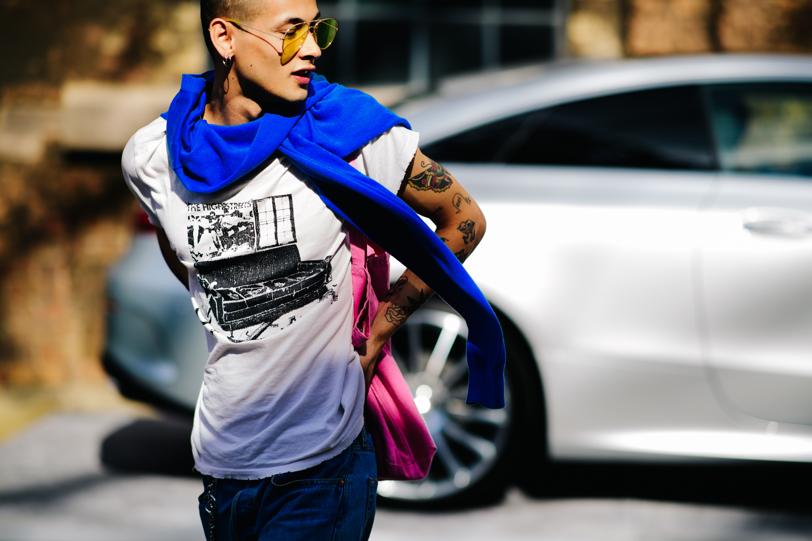 Australian male model with tattoos