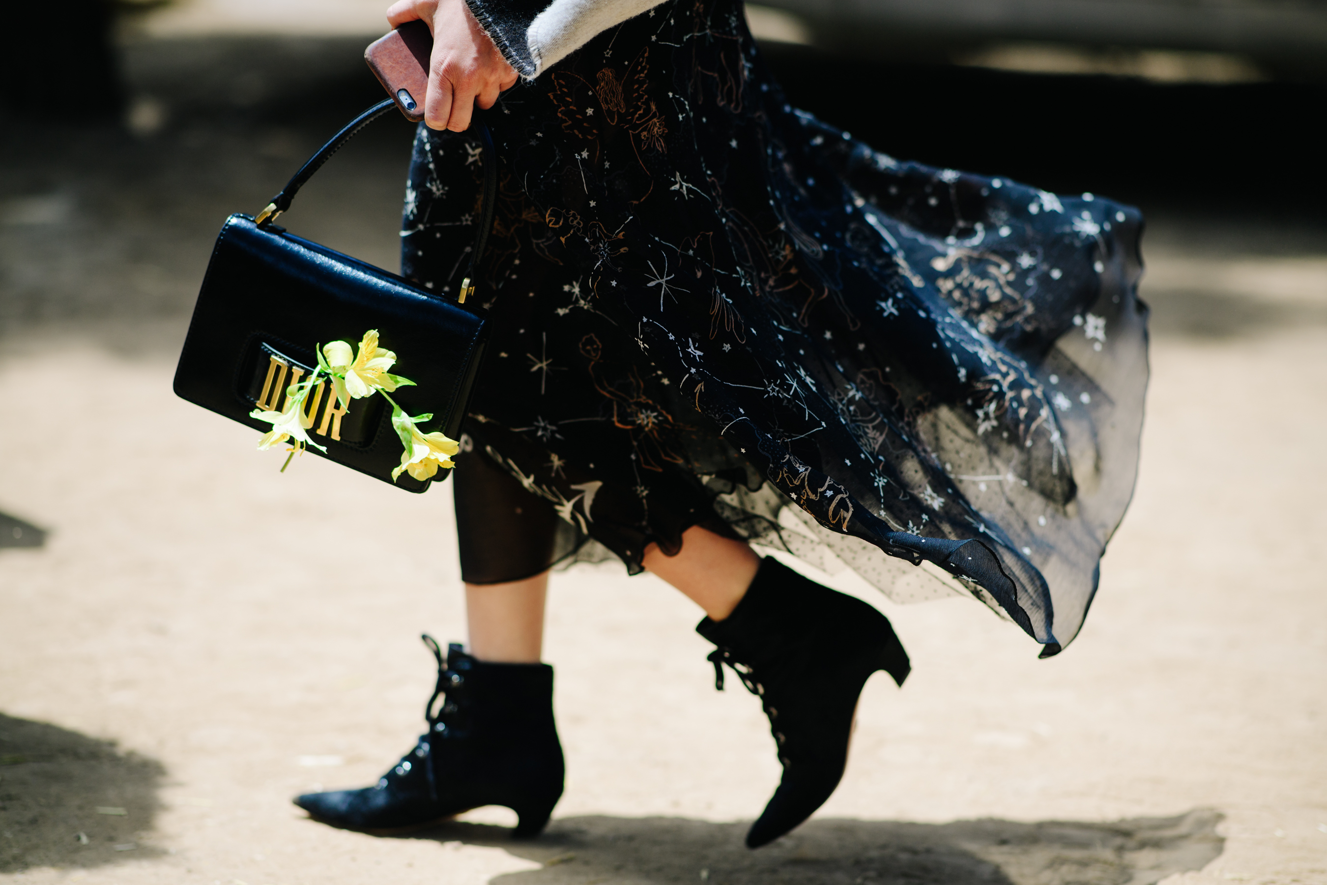 Woman wearing Christian Dior look