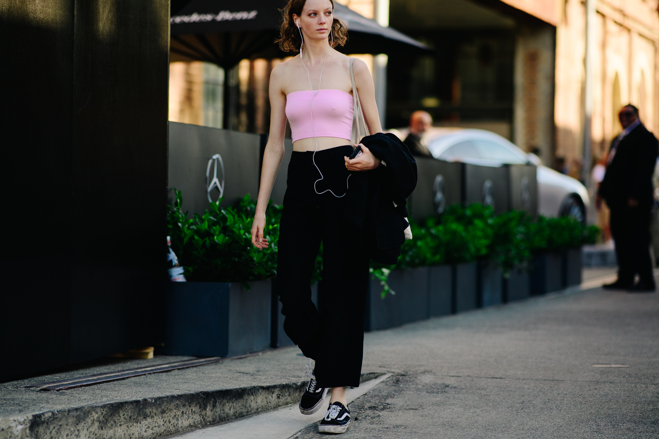Australian model wearing classic Vans