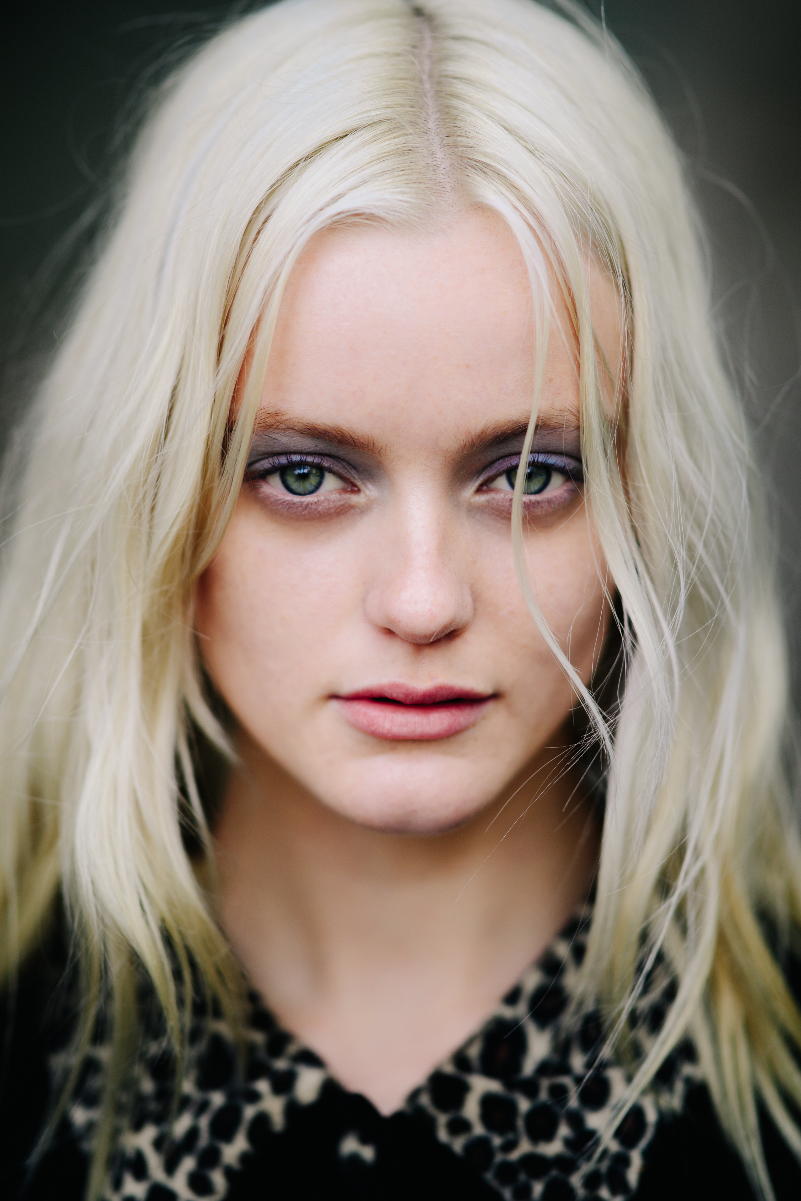 Portrait of a blond Australian girl