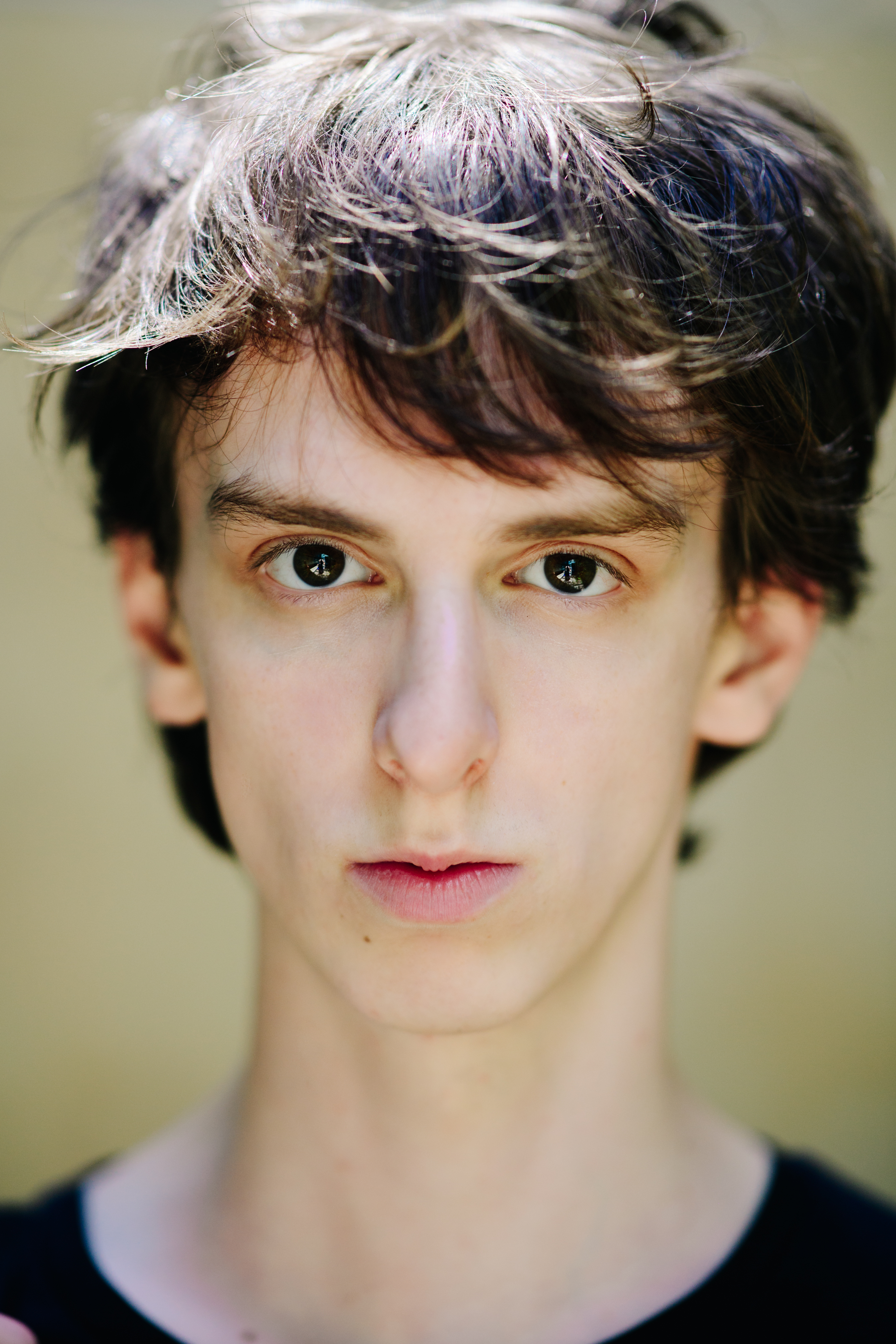 Portrait of a young male model