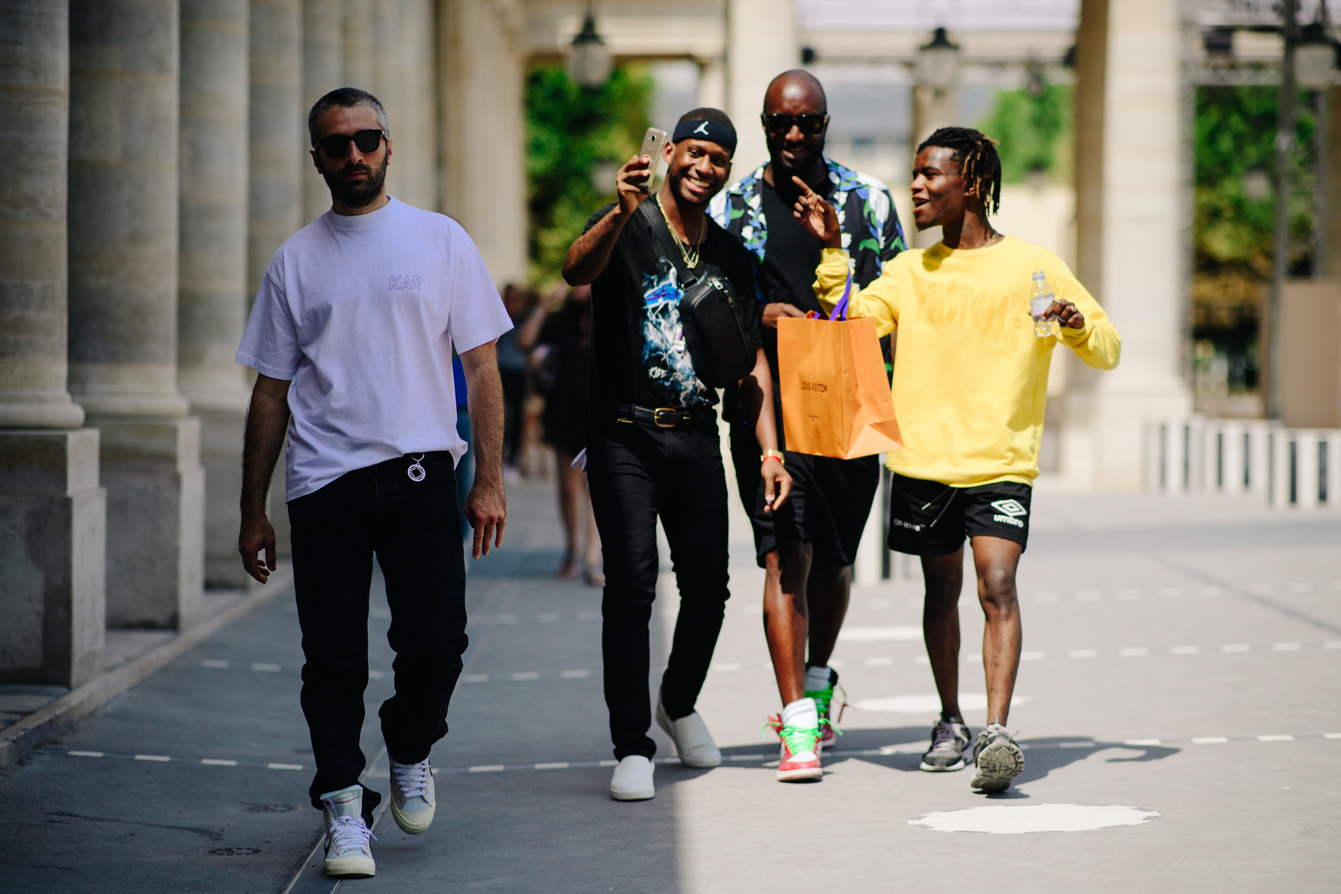 Ian Conner and Virgil Abloh after LV