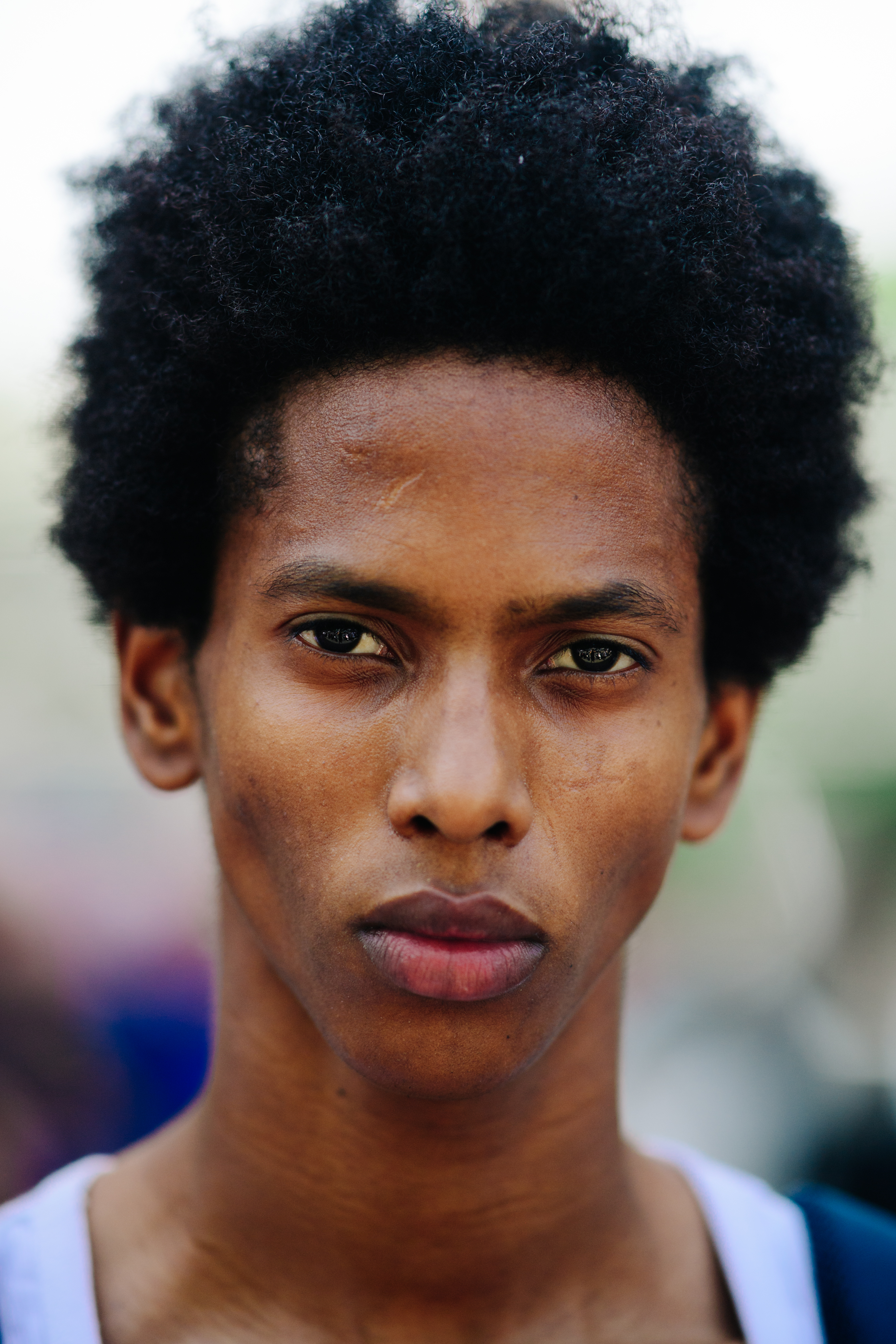 Portrait of a male model