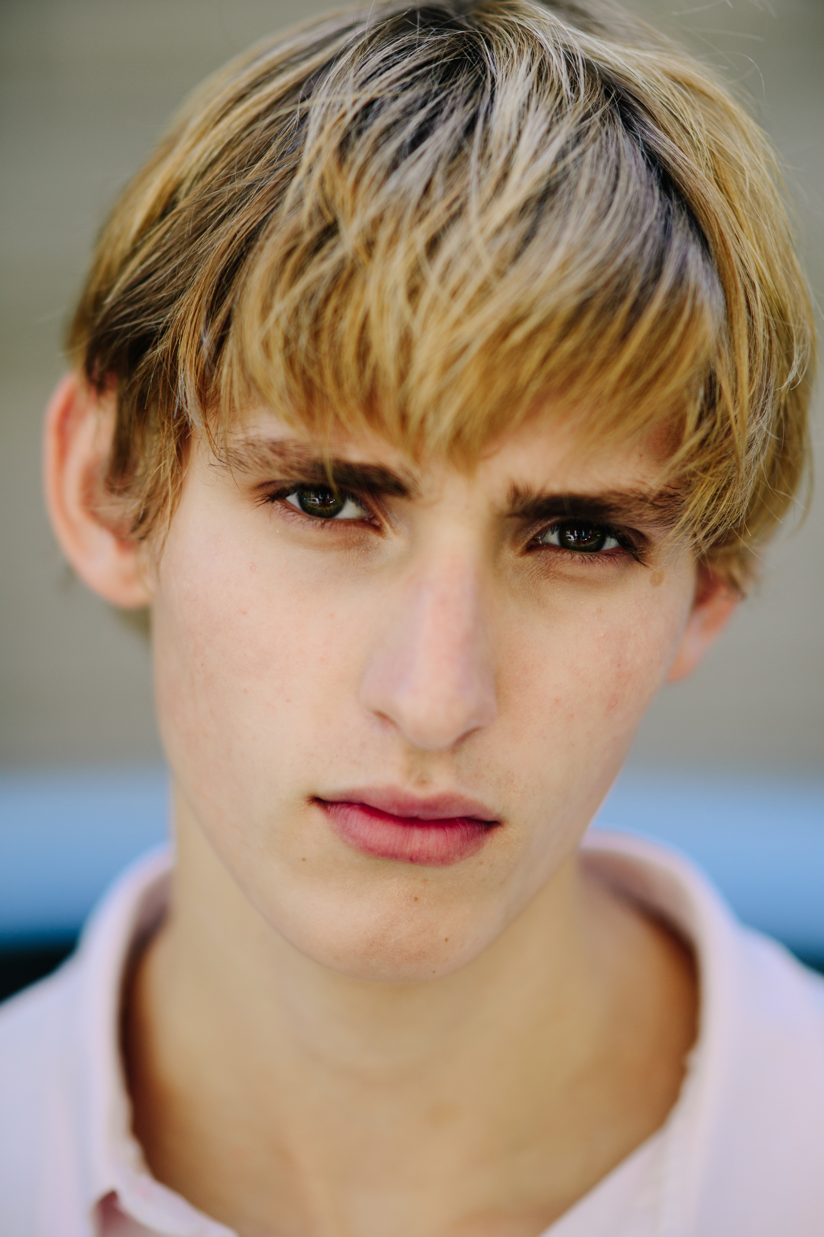Portrait of a male model