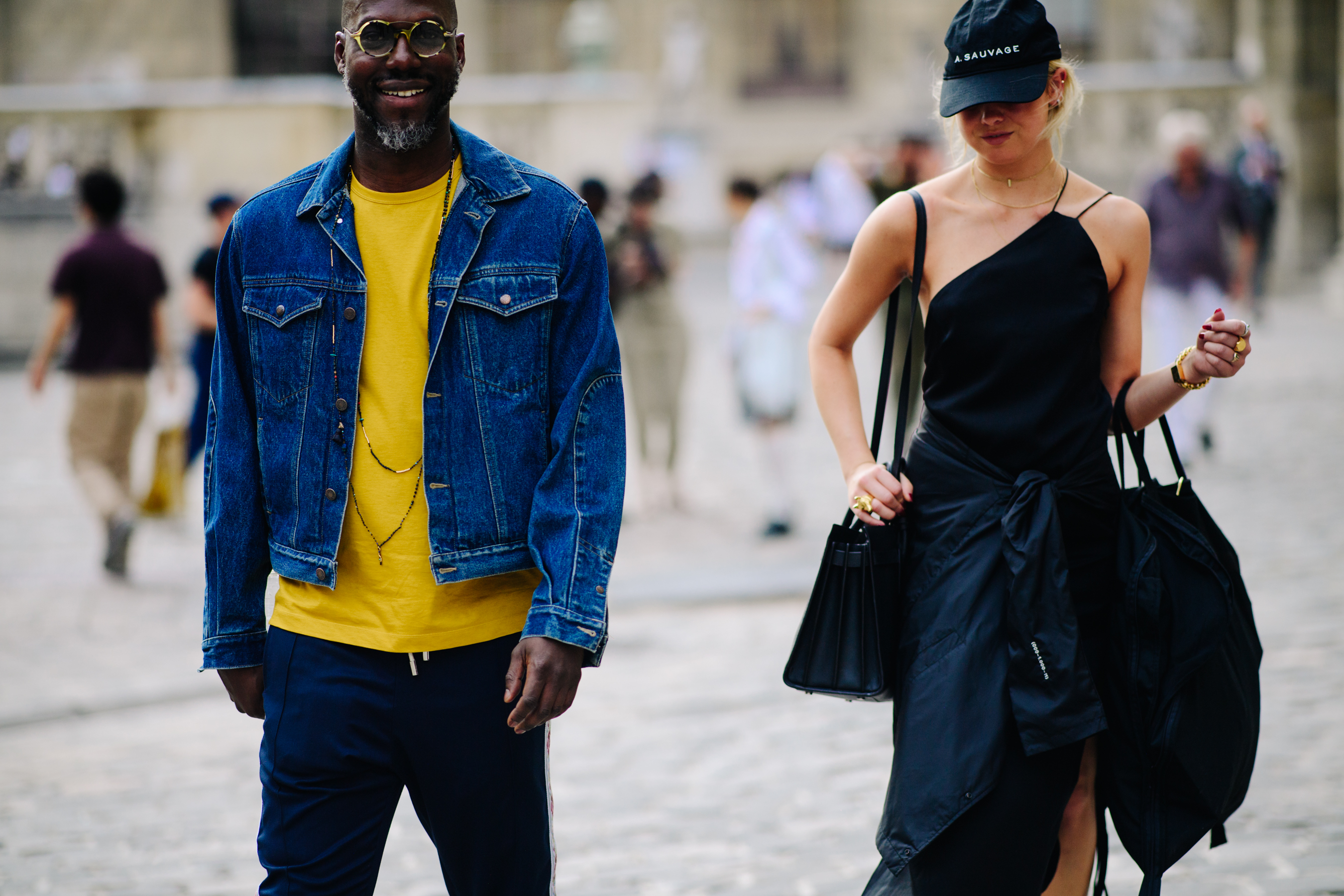 Marcus Paul after Thom Browne show