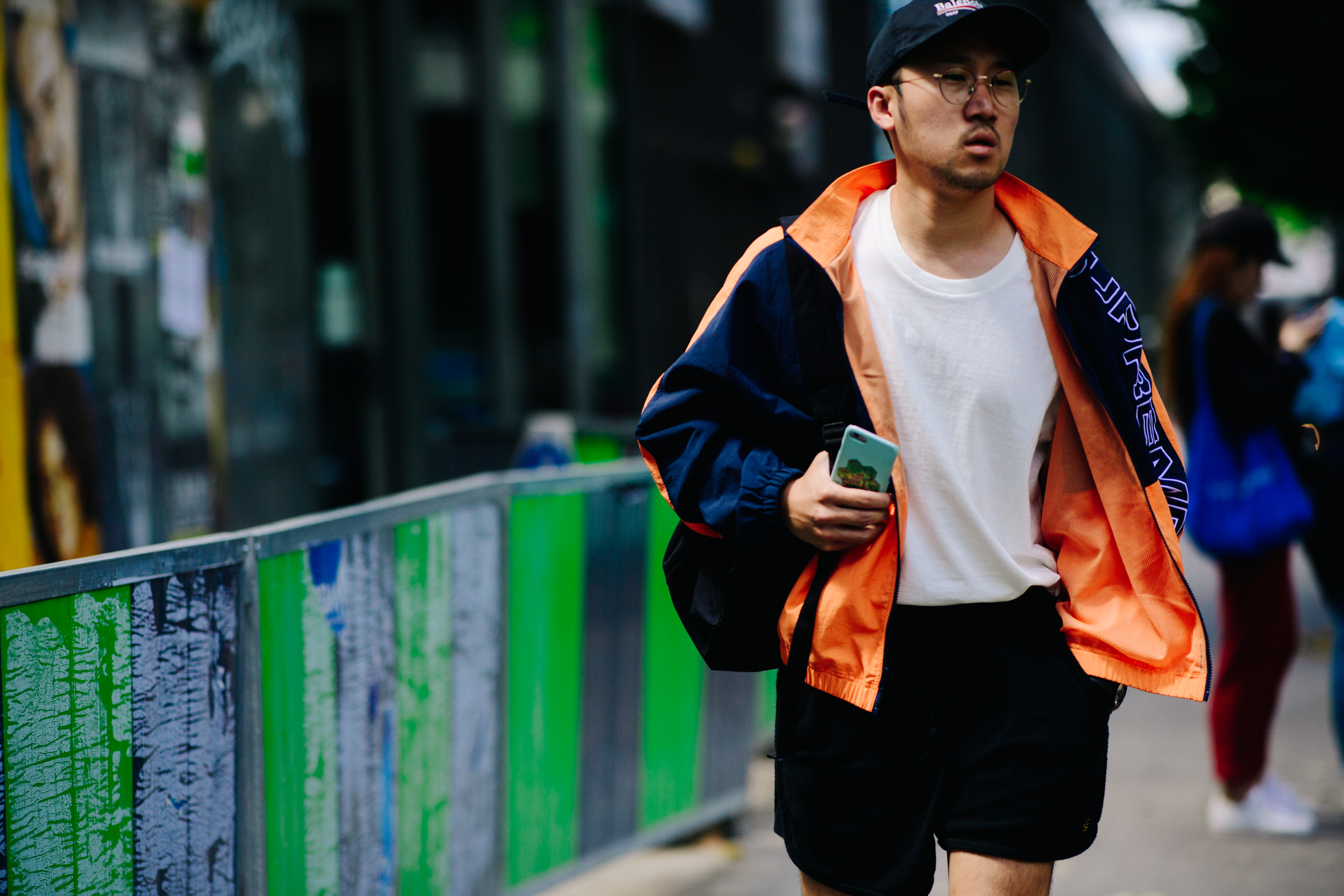 Man wearing Supreme and Balenciaga