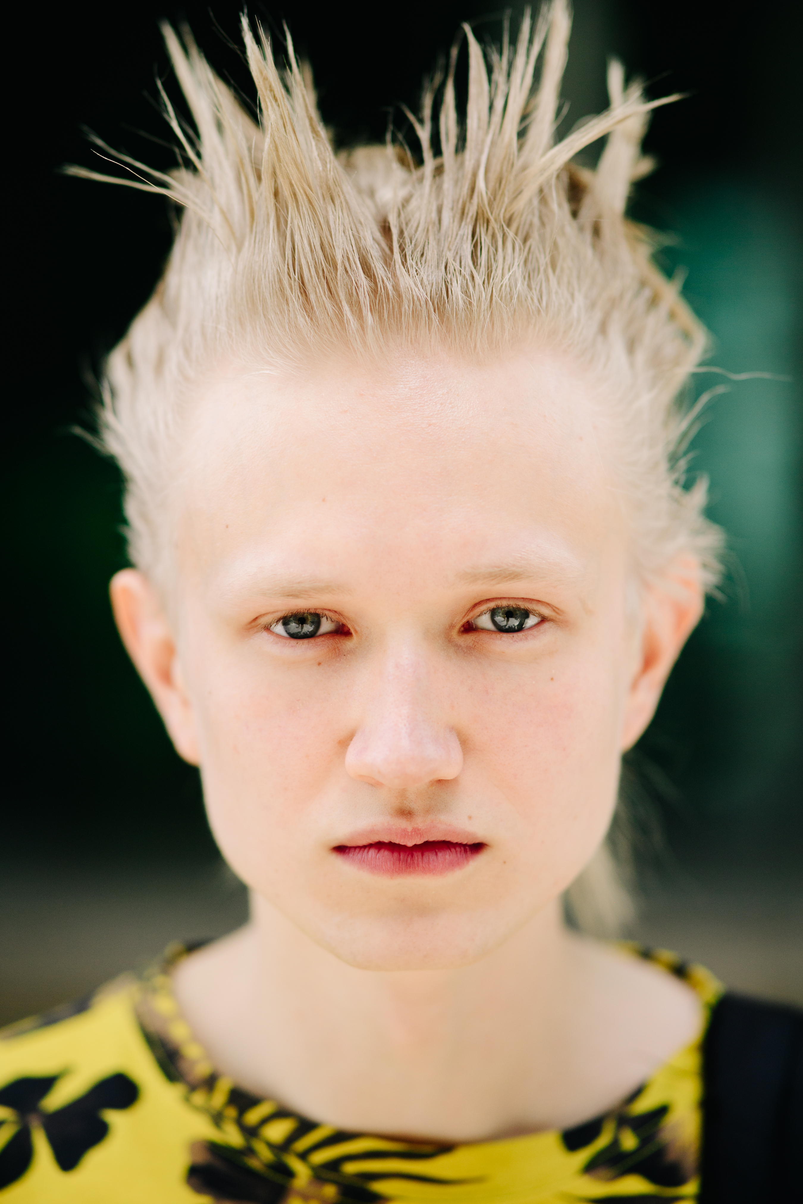 Portrait of a young model
