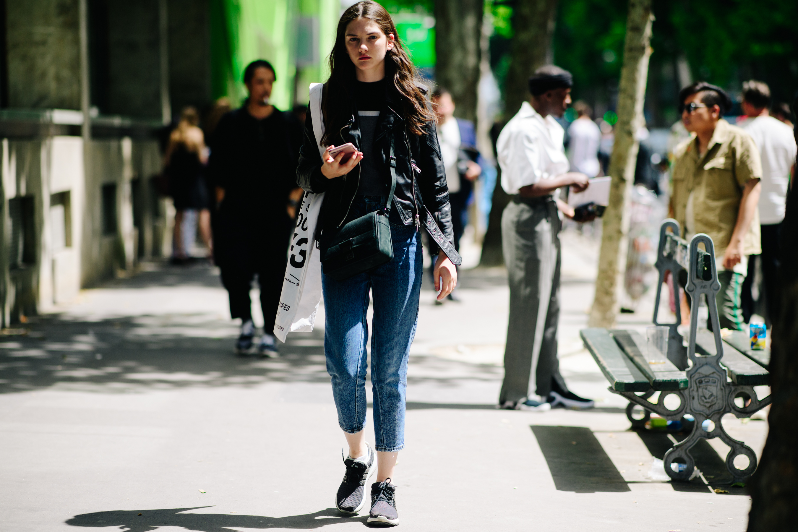 Margaux Lenot walking after Y-3 show