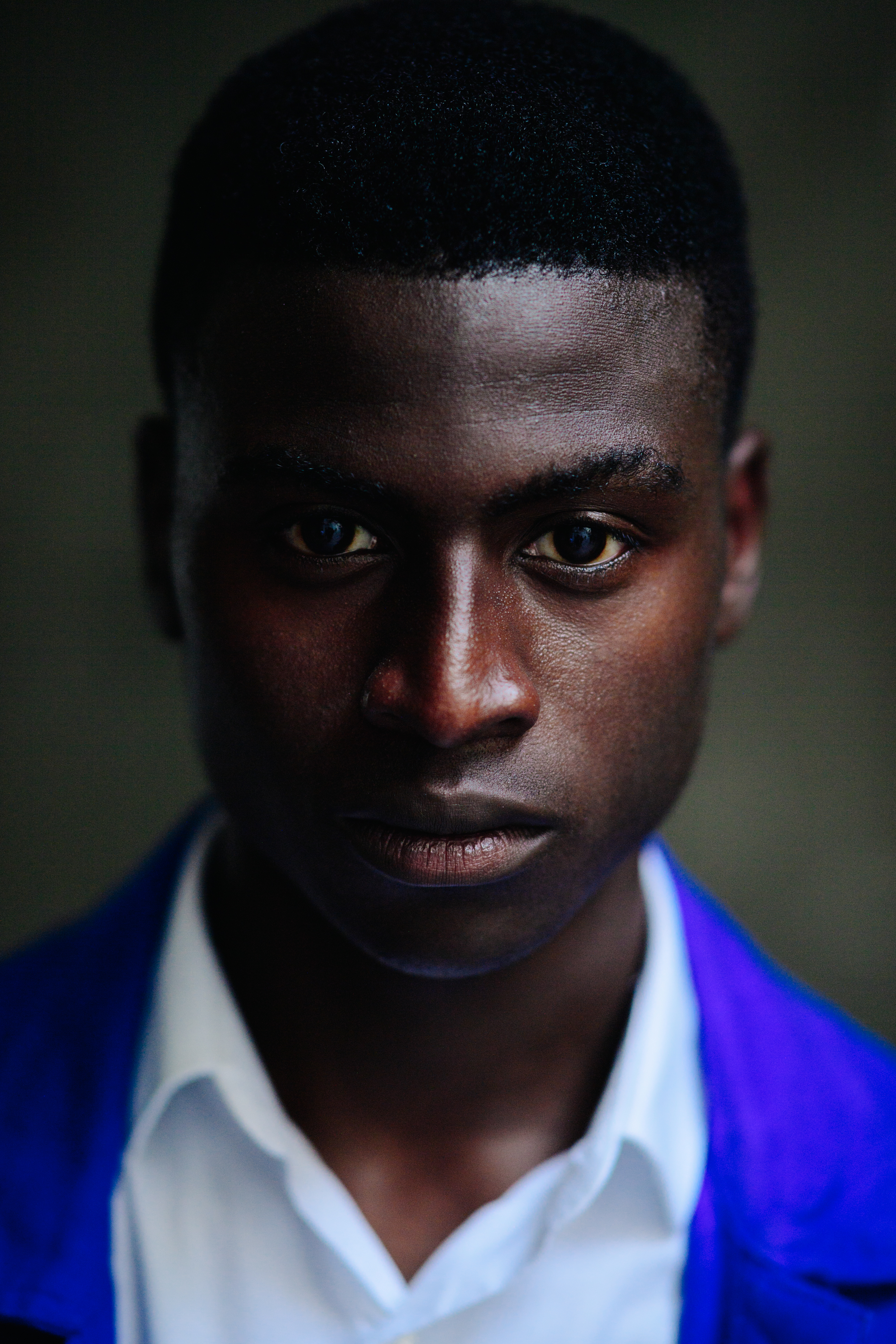 Portrait of a male model