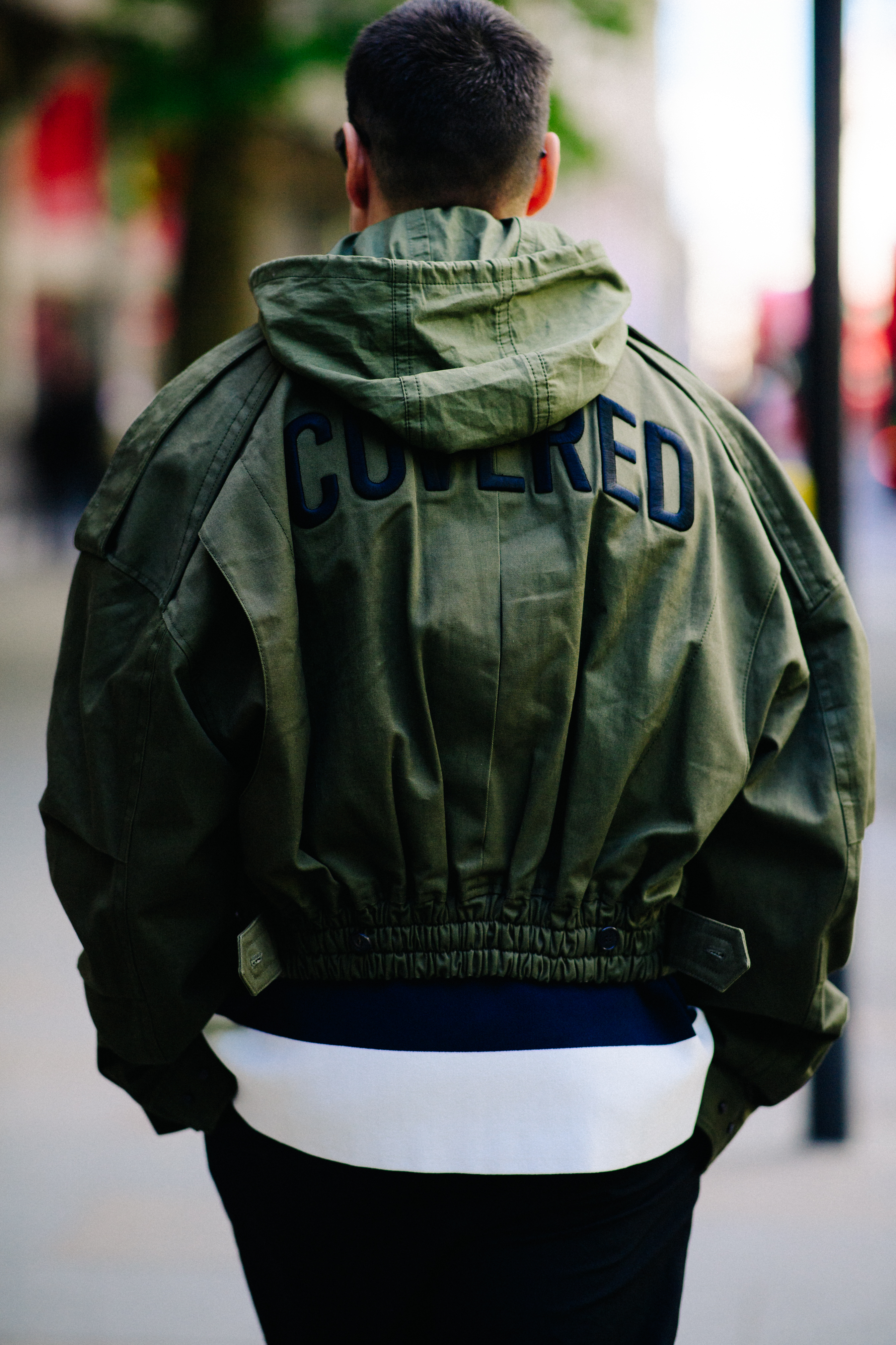 Alex Badia during LFW Mens