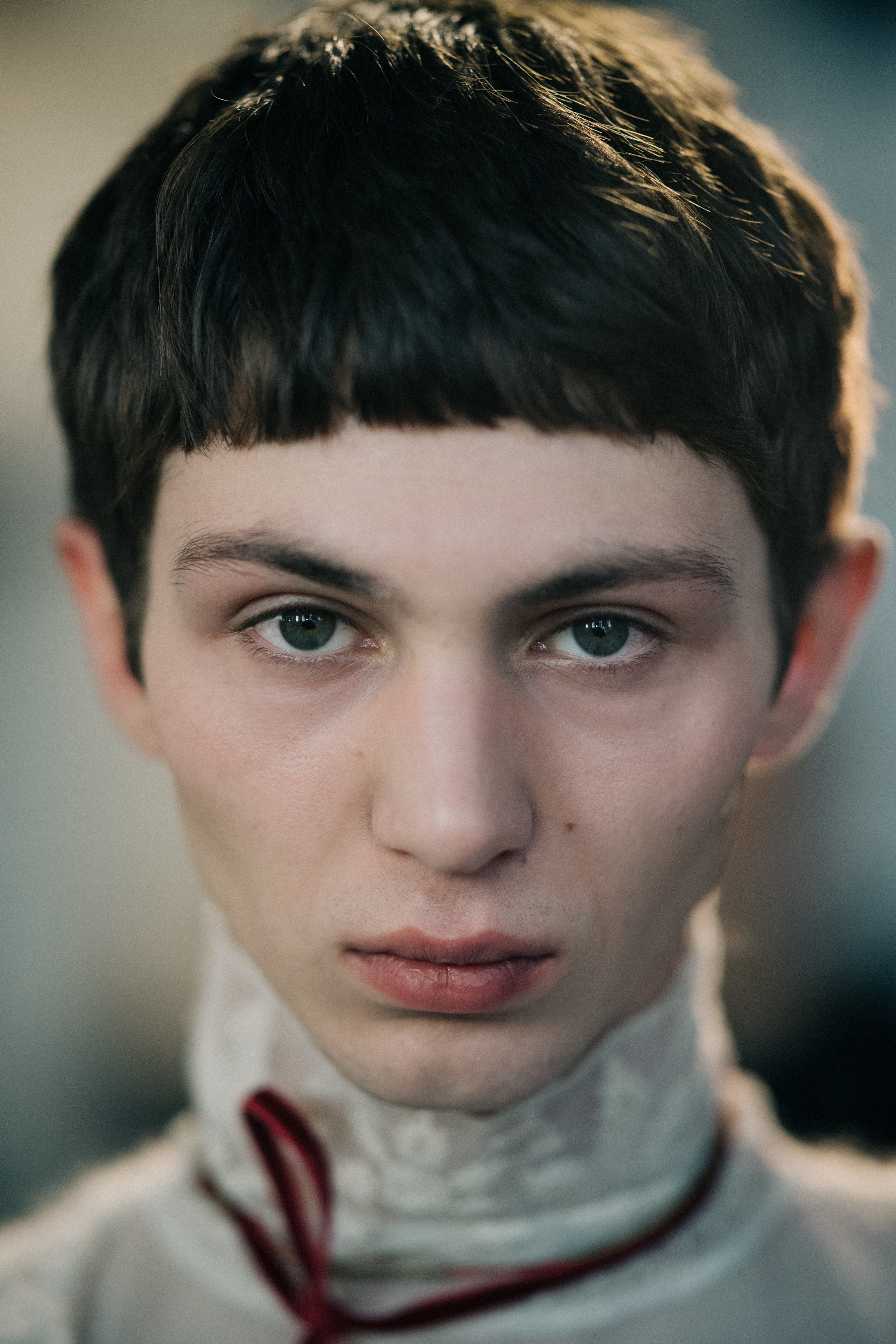 Portrait of a male model Willow Barrett