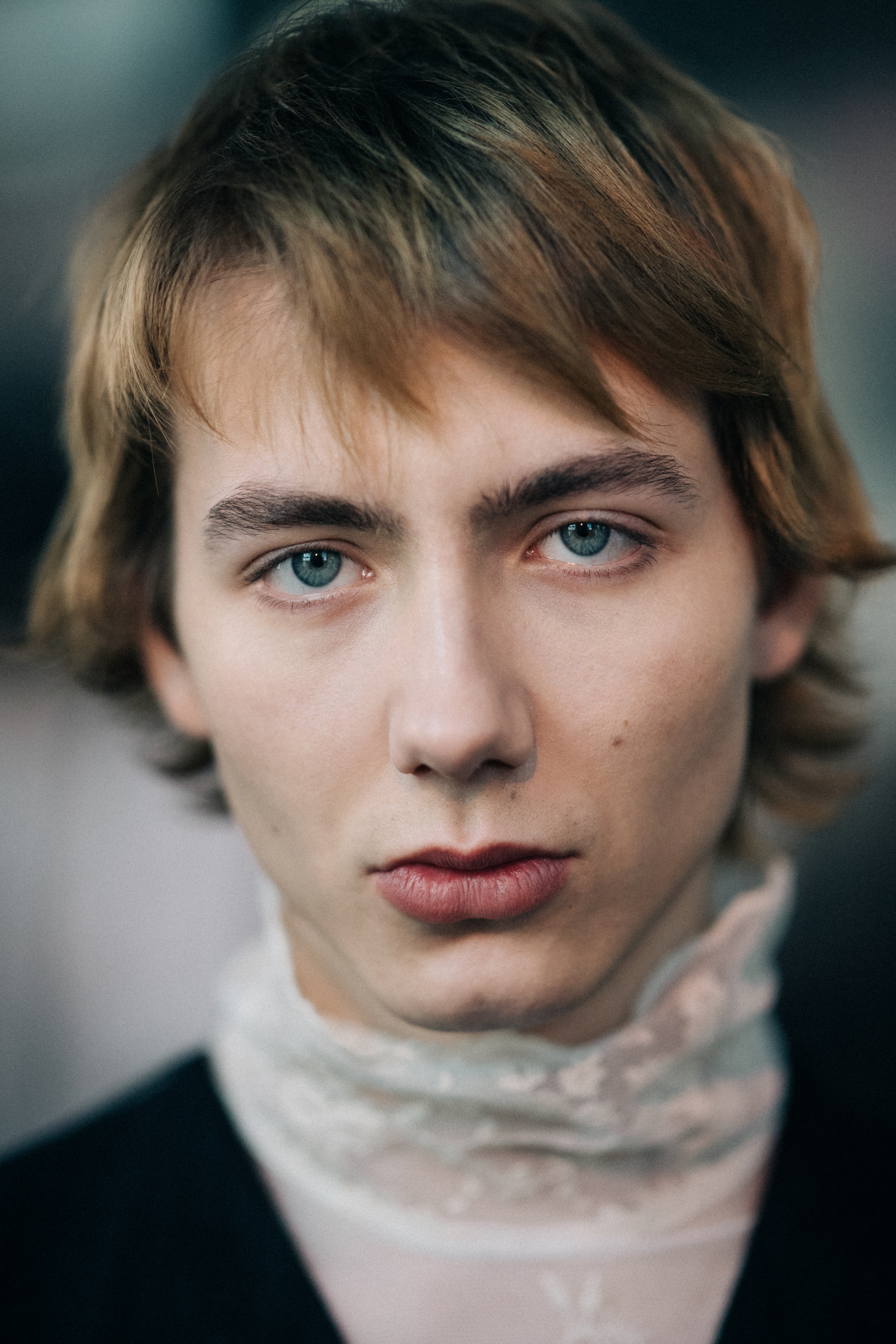 Portrait of a male model Paul Hameline Vilgrain