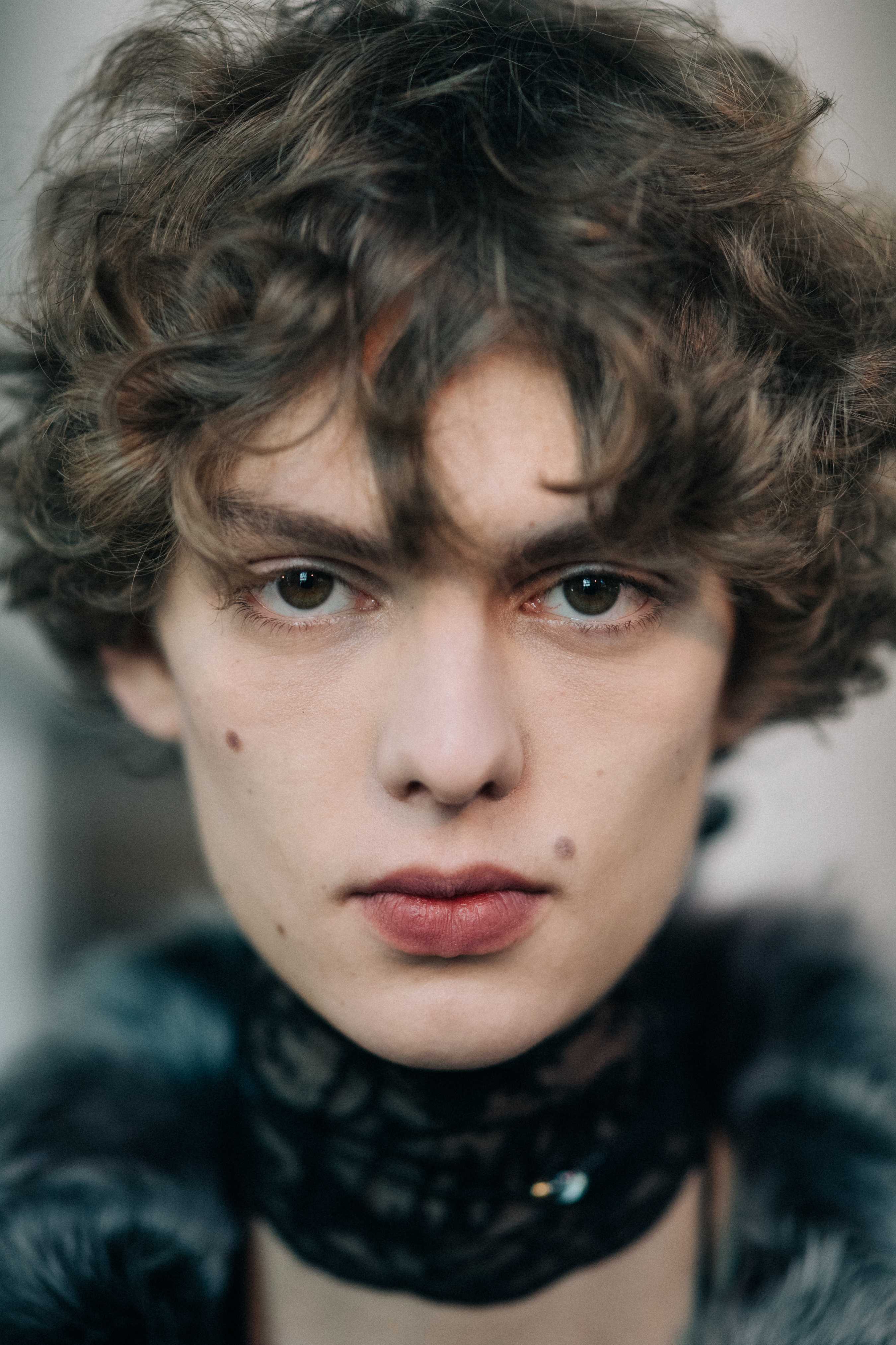 Portrait of a male model Leon Dame