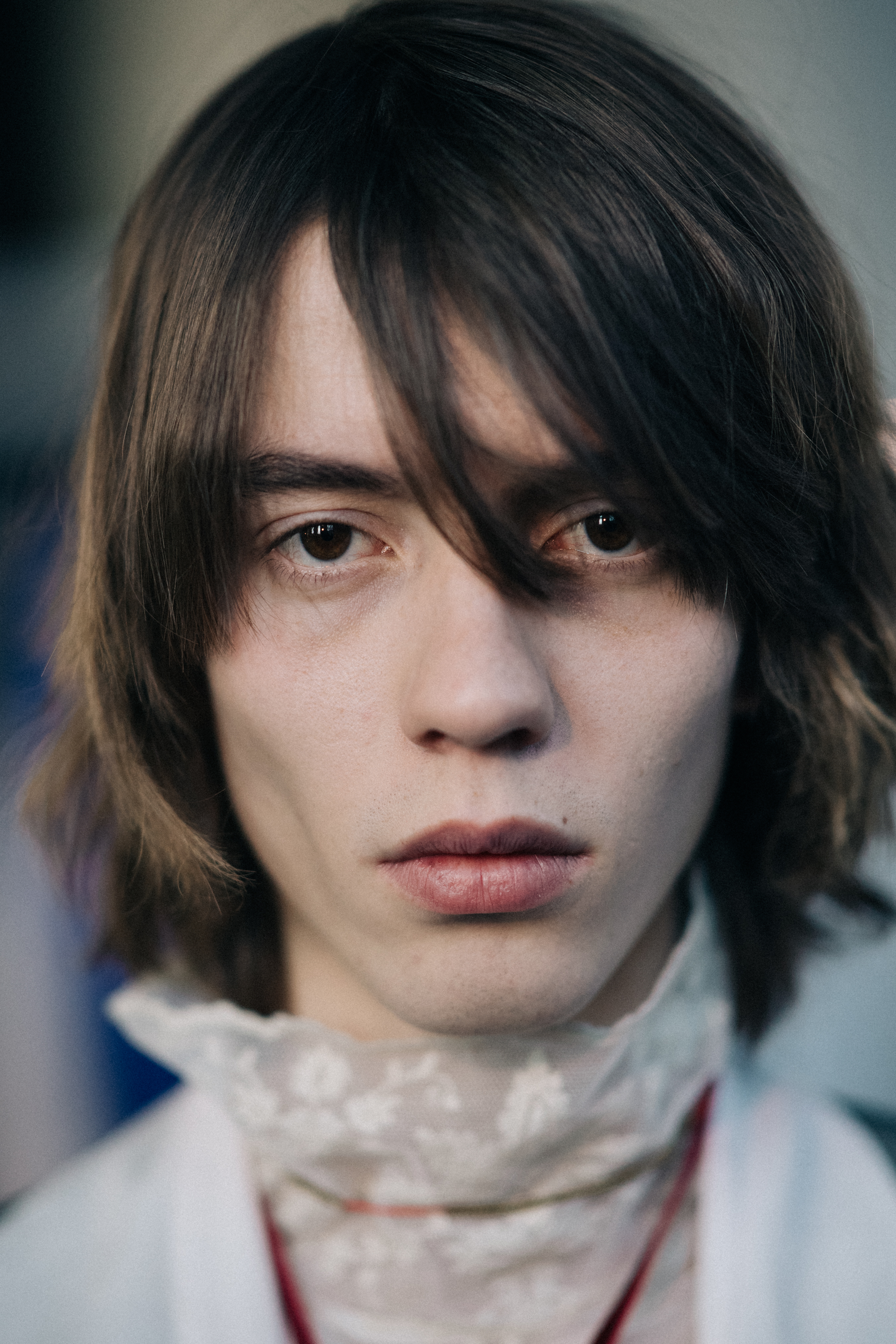 Portrait of a Swiss model Wim Koch