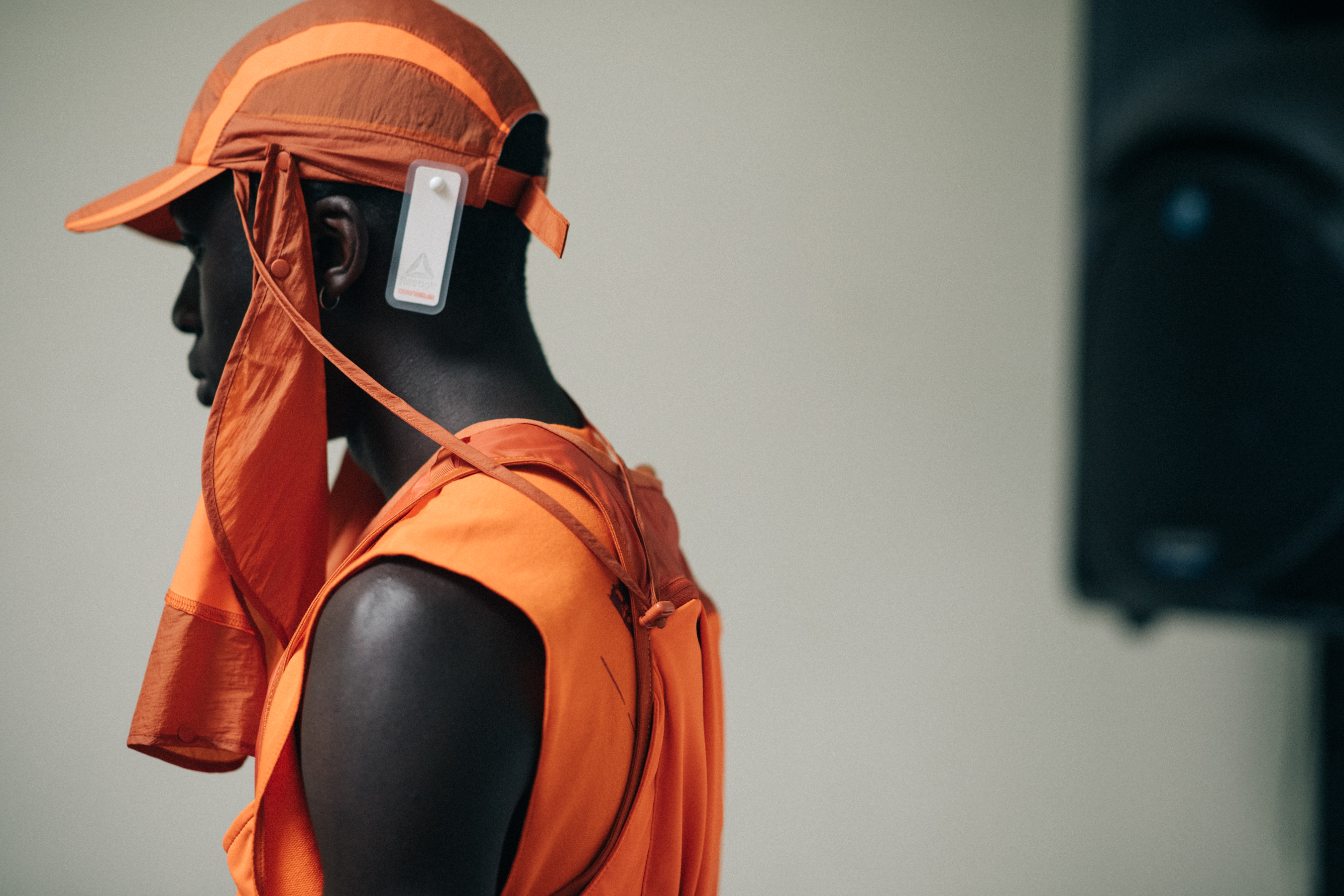Male model at Cottweiler backstage