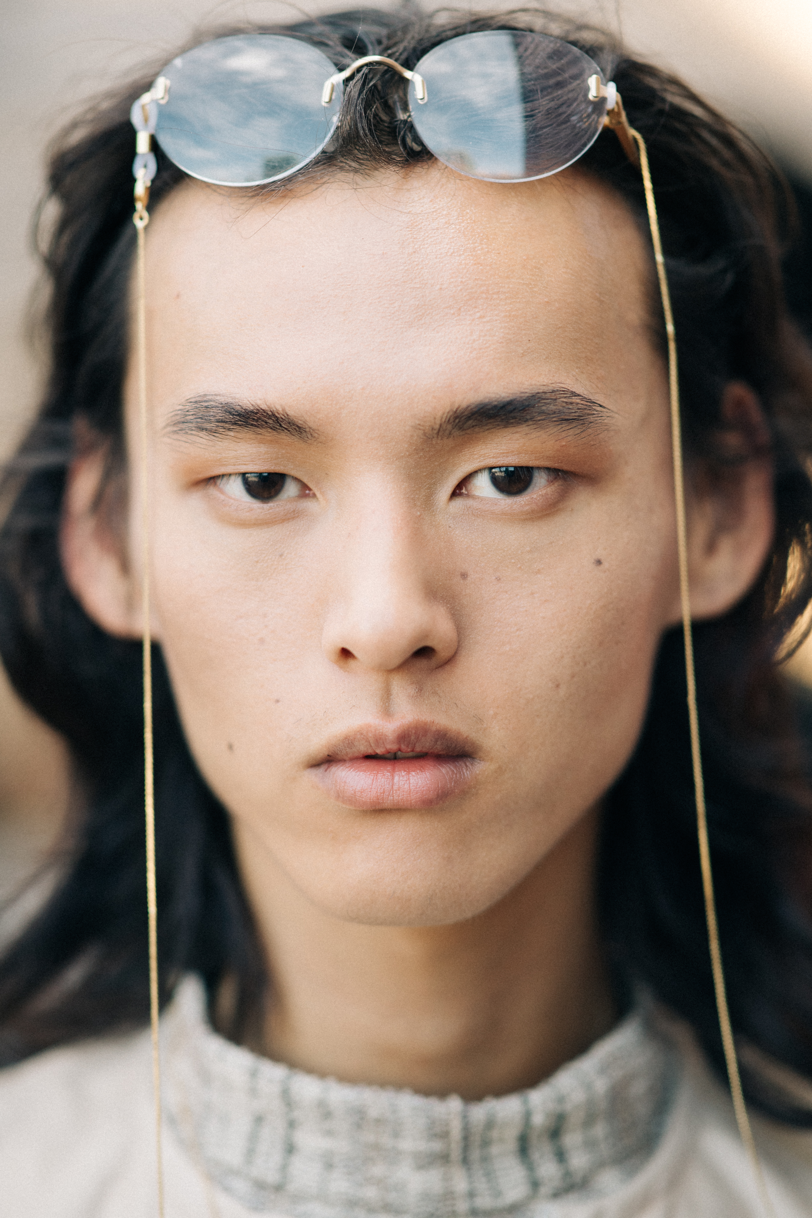 Portrait of an Asian male model