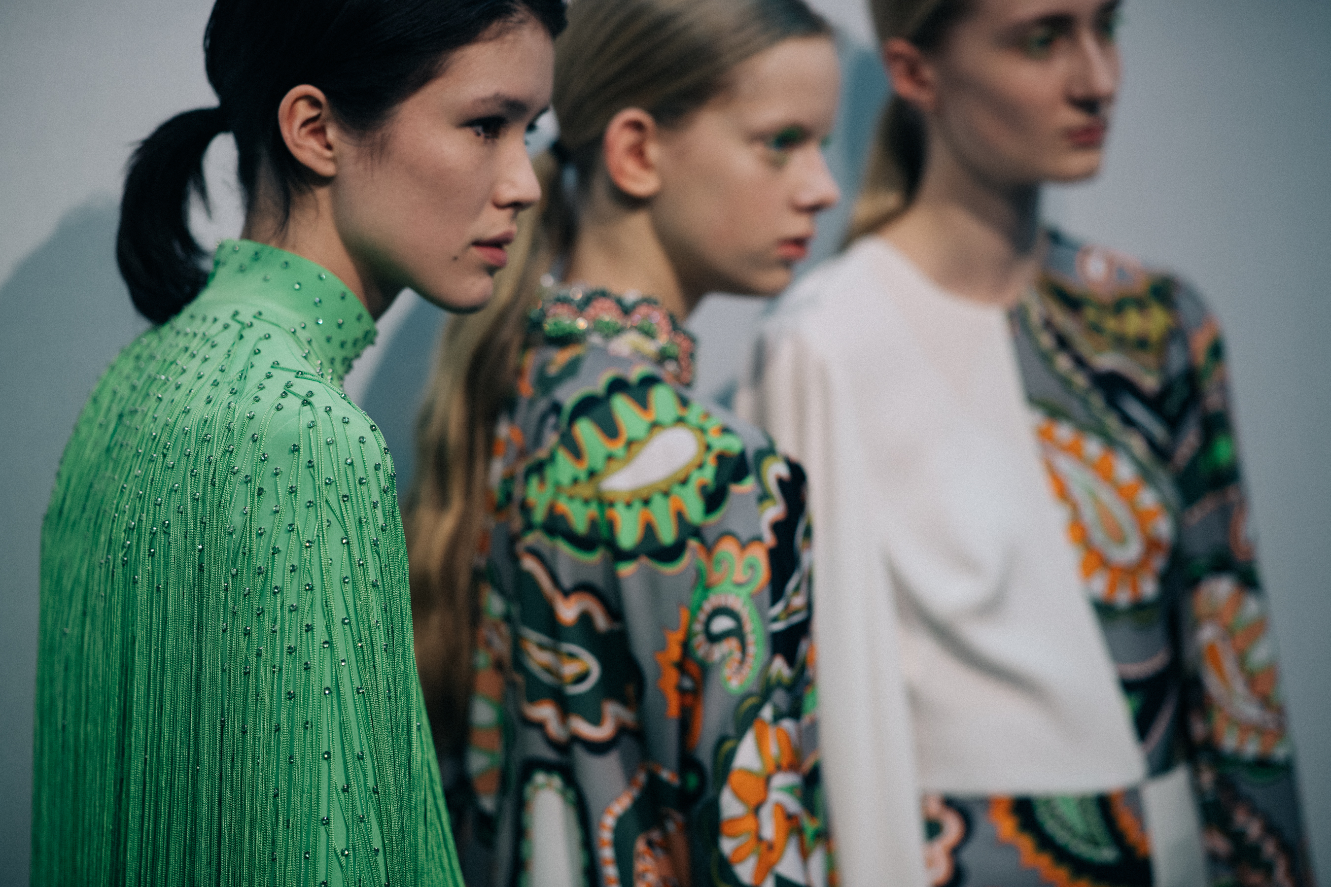 Kennah Lau before Pucci show