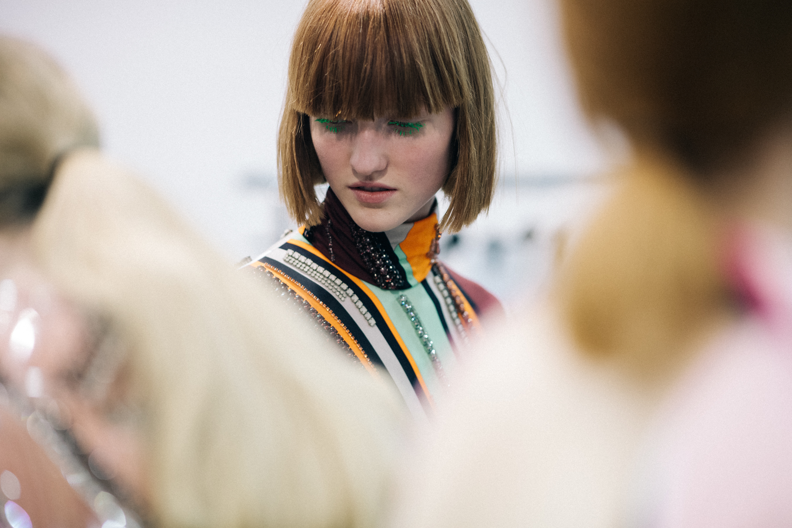 Ina Maribo Jensen at Pucci backstage