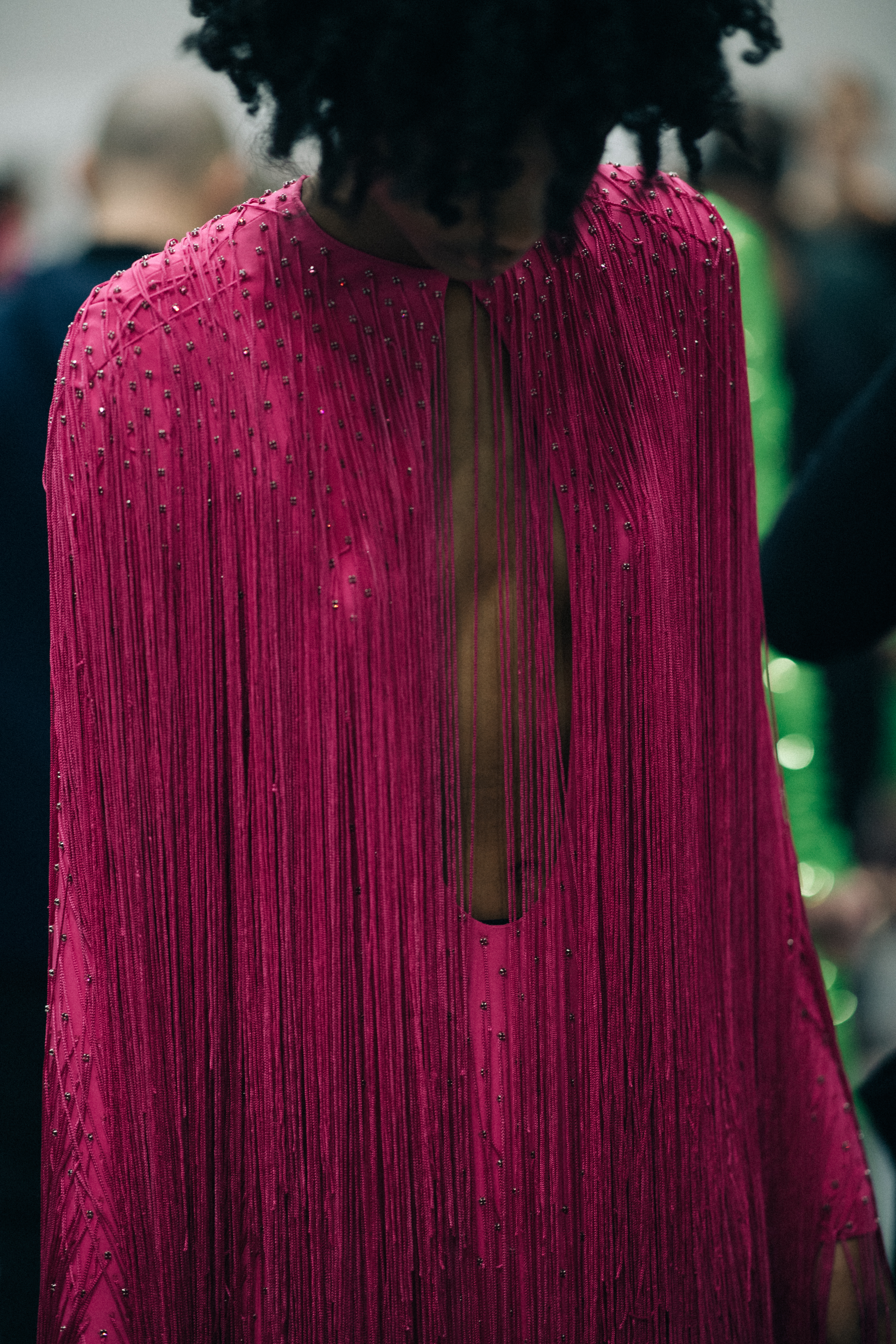 Dany Rose Langeron at Pucci backstage