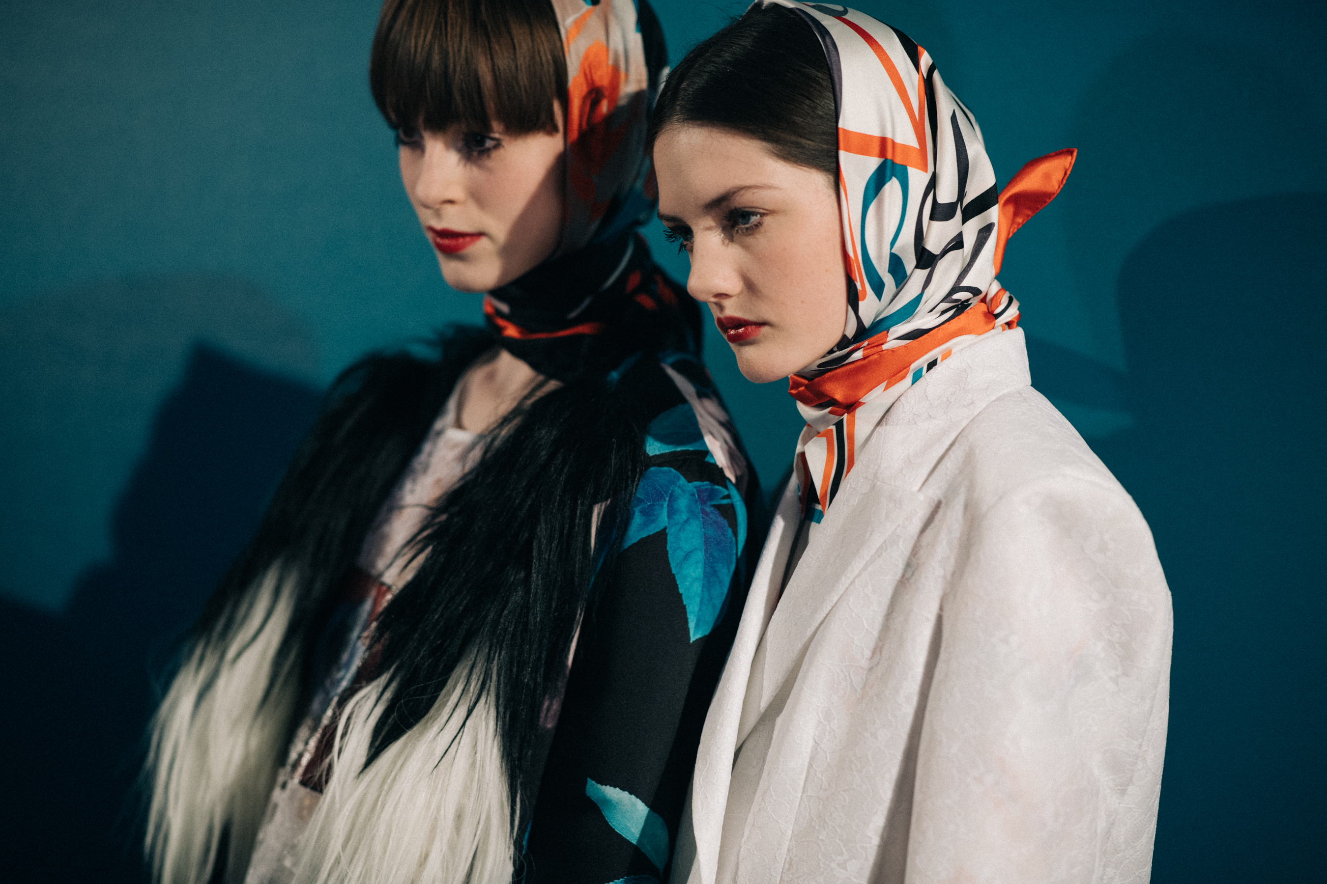 Margaux Lenot at MSGM backstage