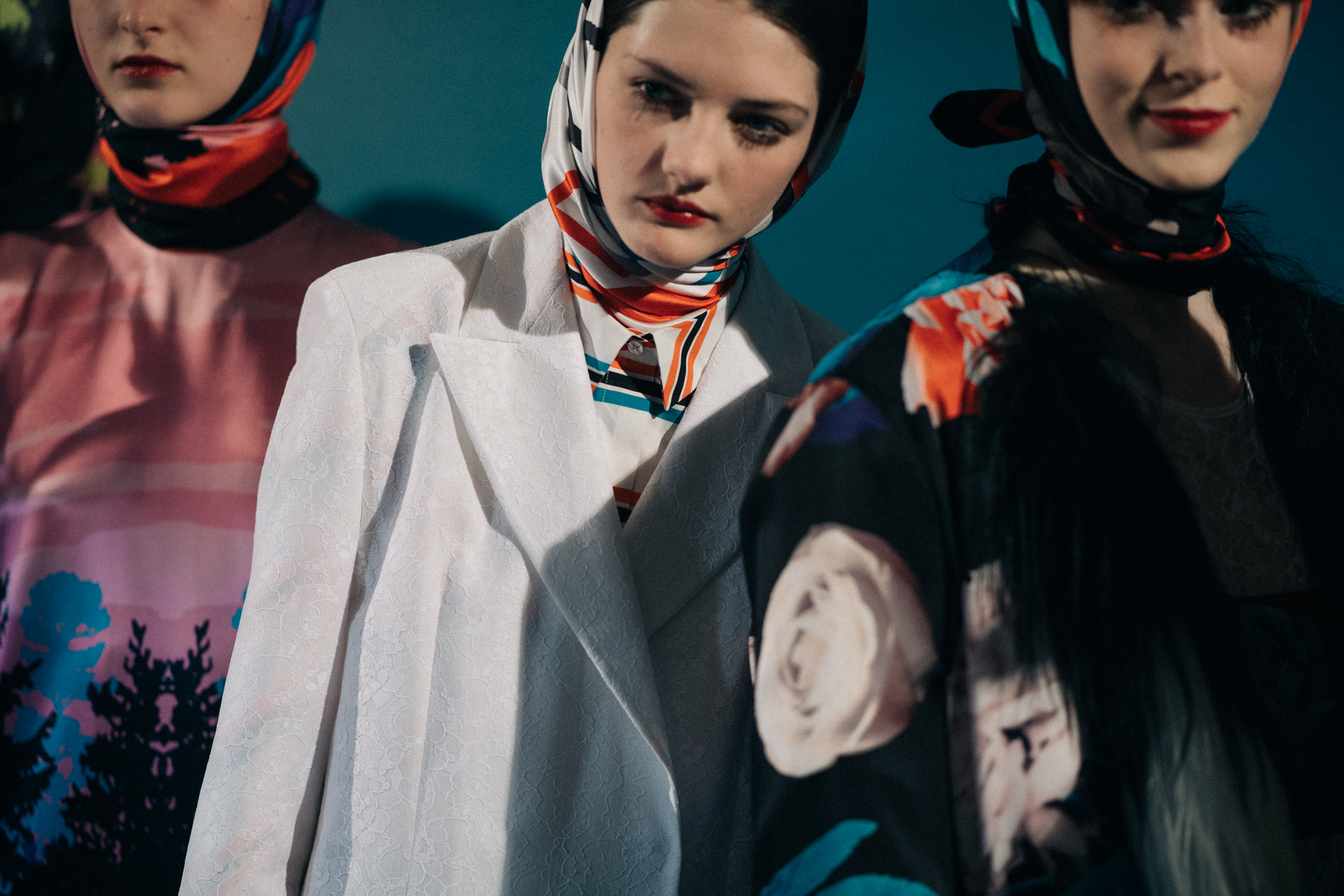 Margaux Lenot at MSGM backstage