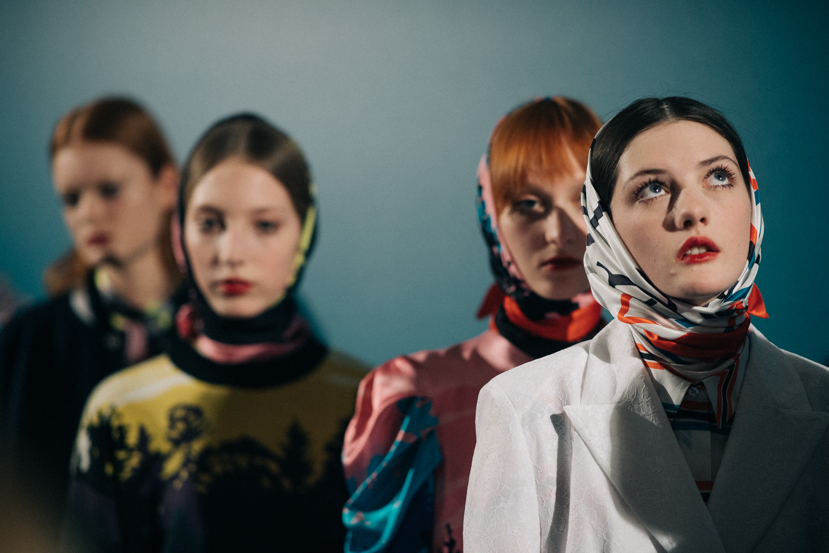 Margaux Lenot at MSGM backstage