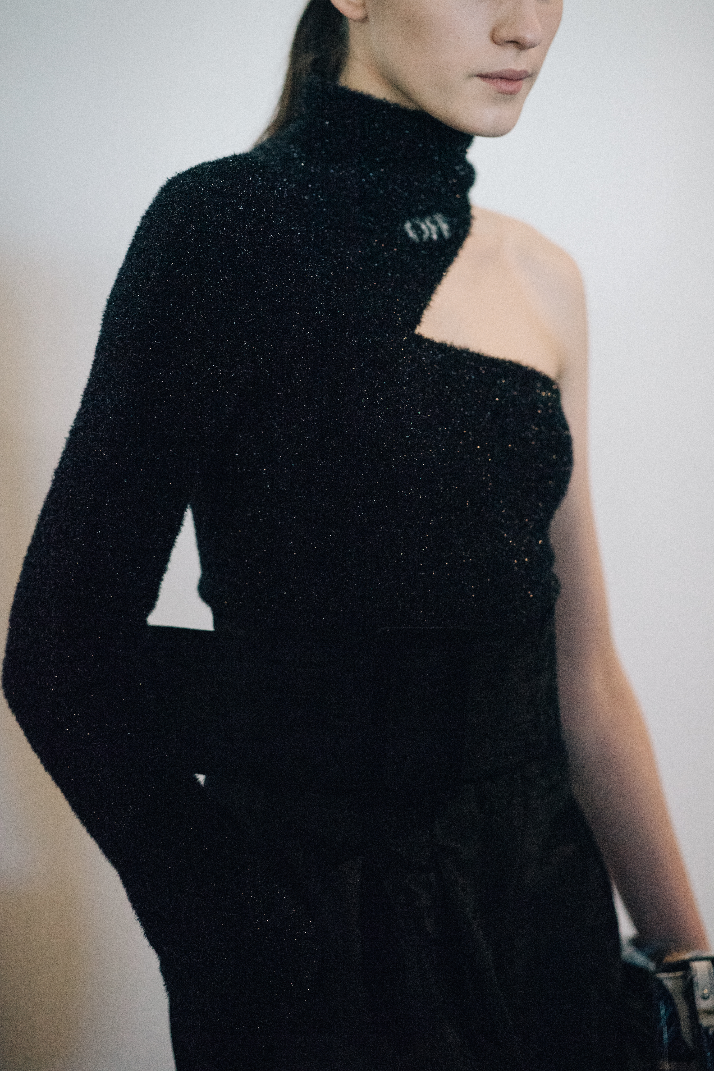 Model Irina Djuranovic wearing dress