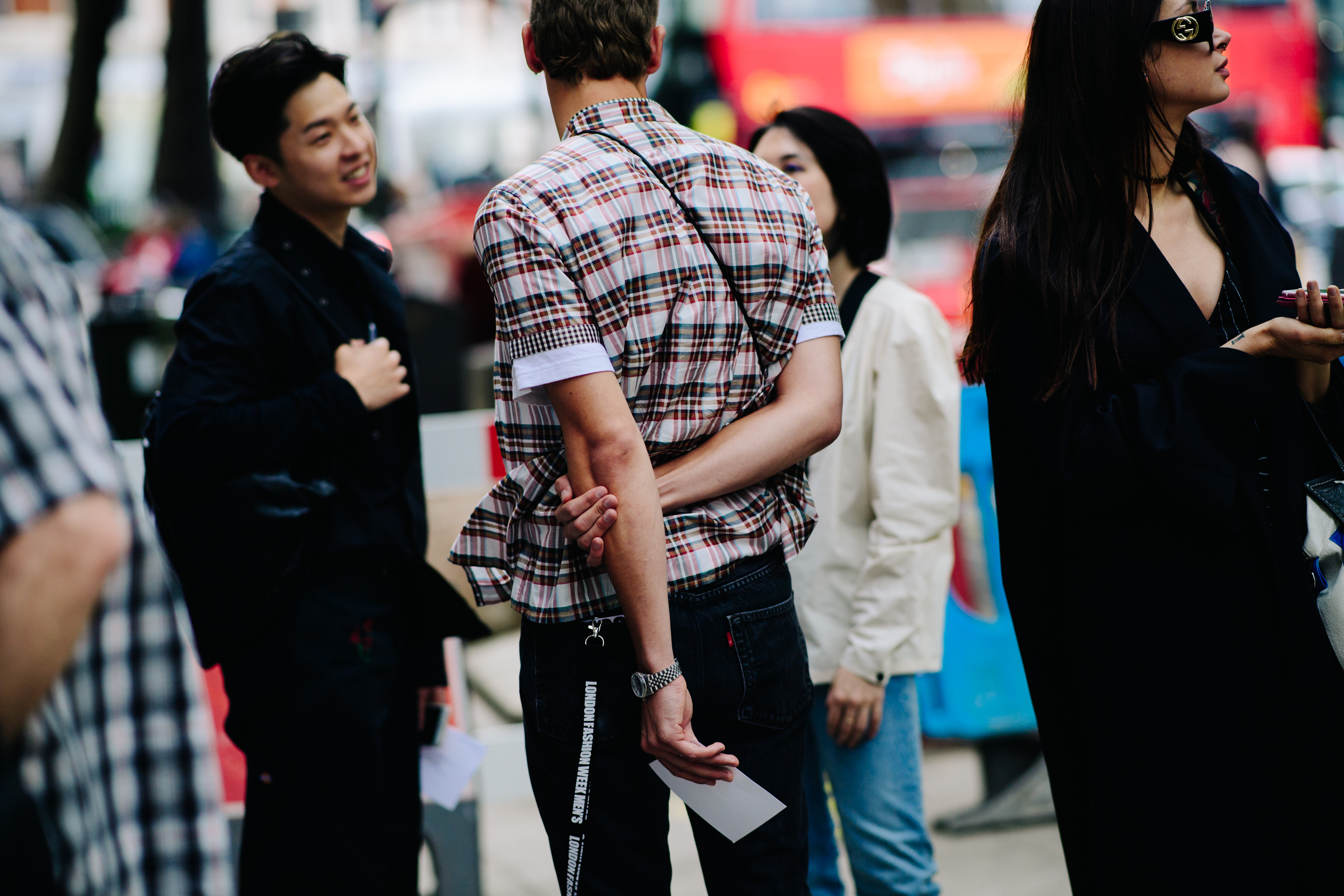 Danny Stienen during LFW mens