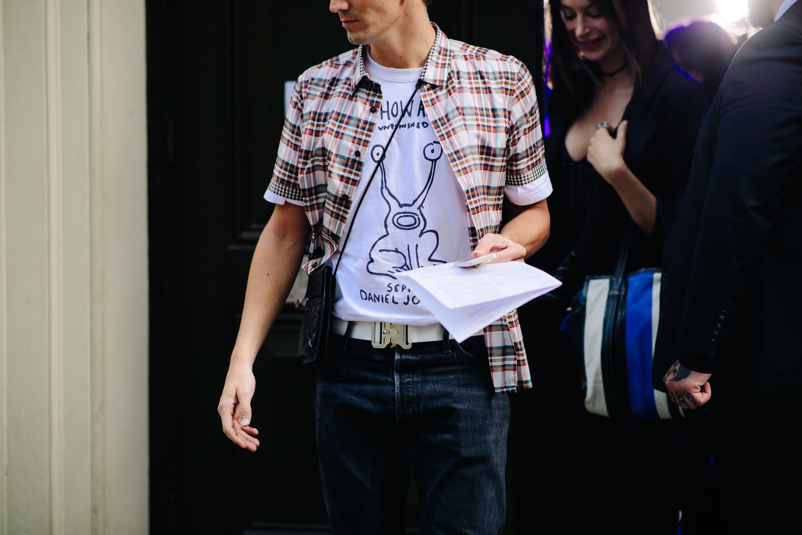 Danny Stienen during LFW mens