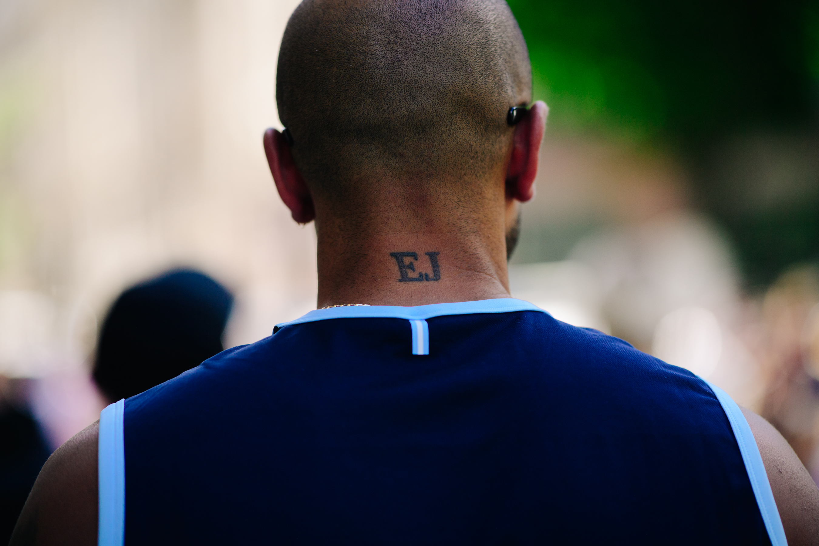 Man wearing a Le Coq Sportif top