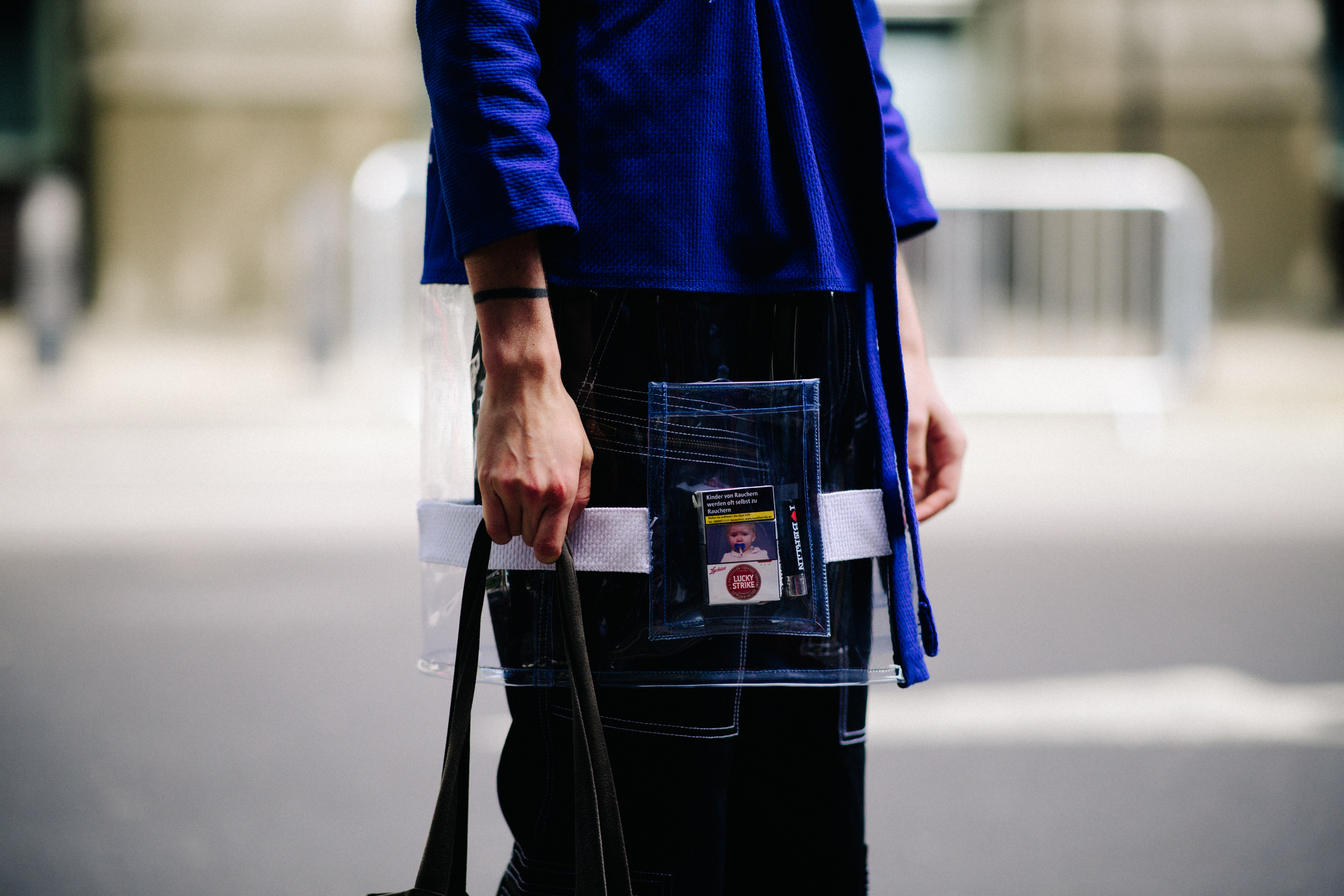 Danish model during LFW Mens