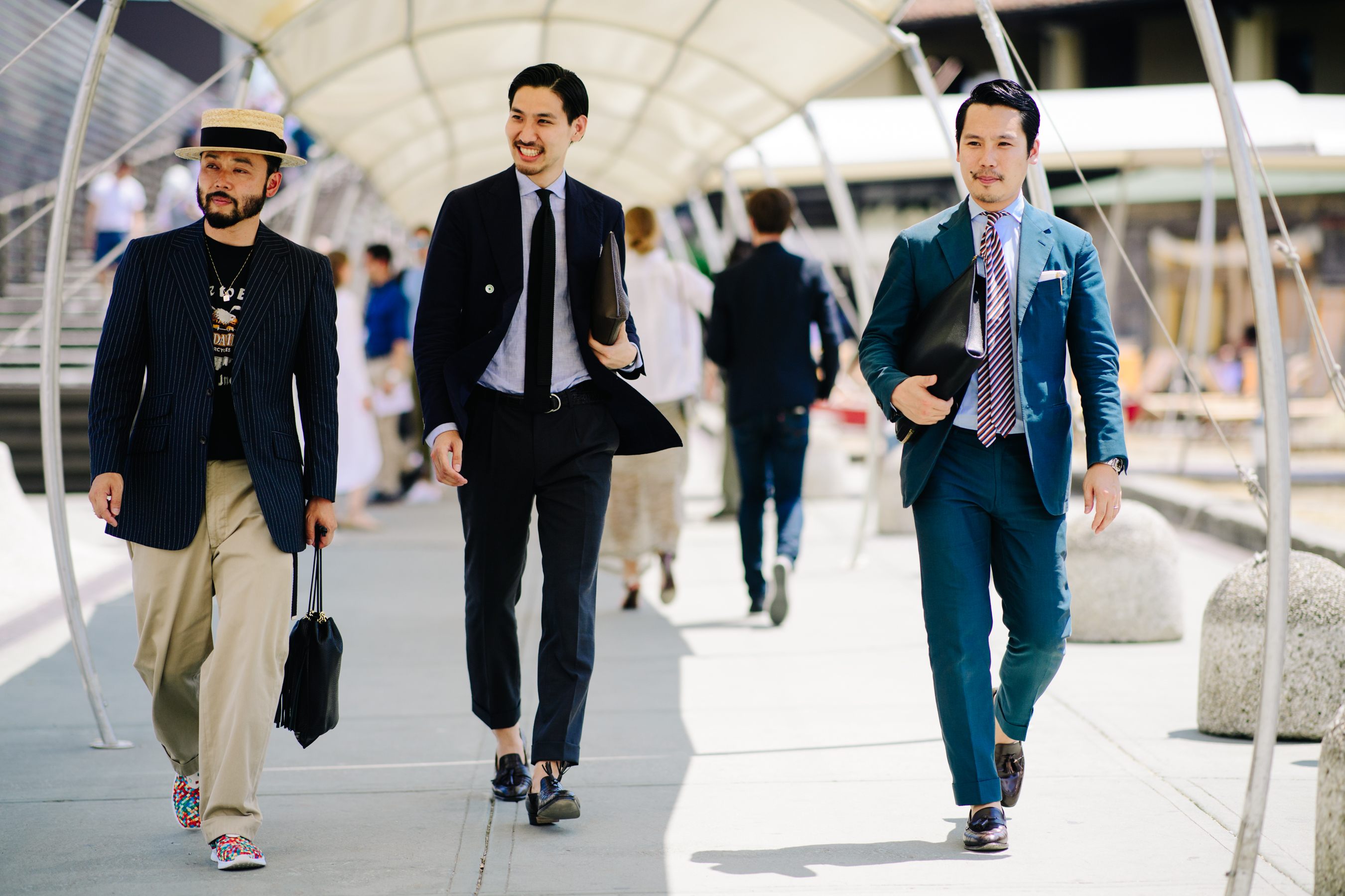Men wearing classic and casual looks