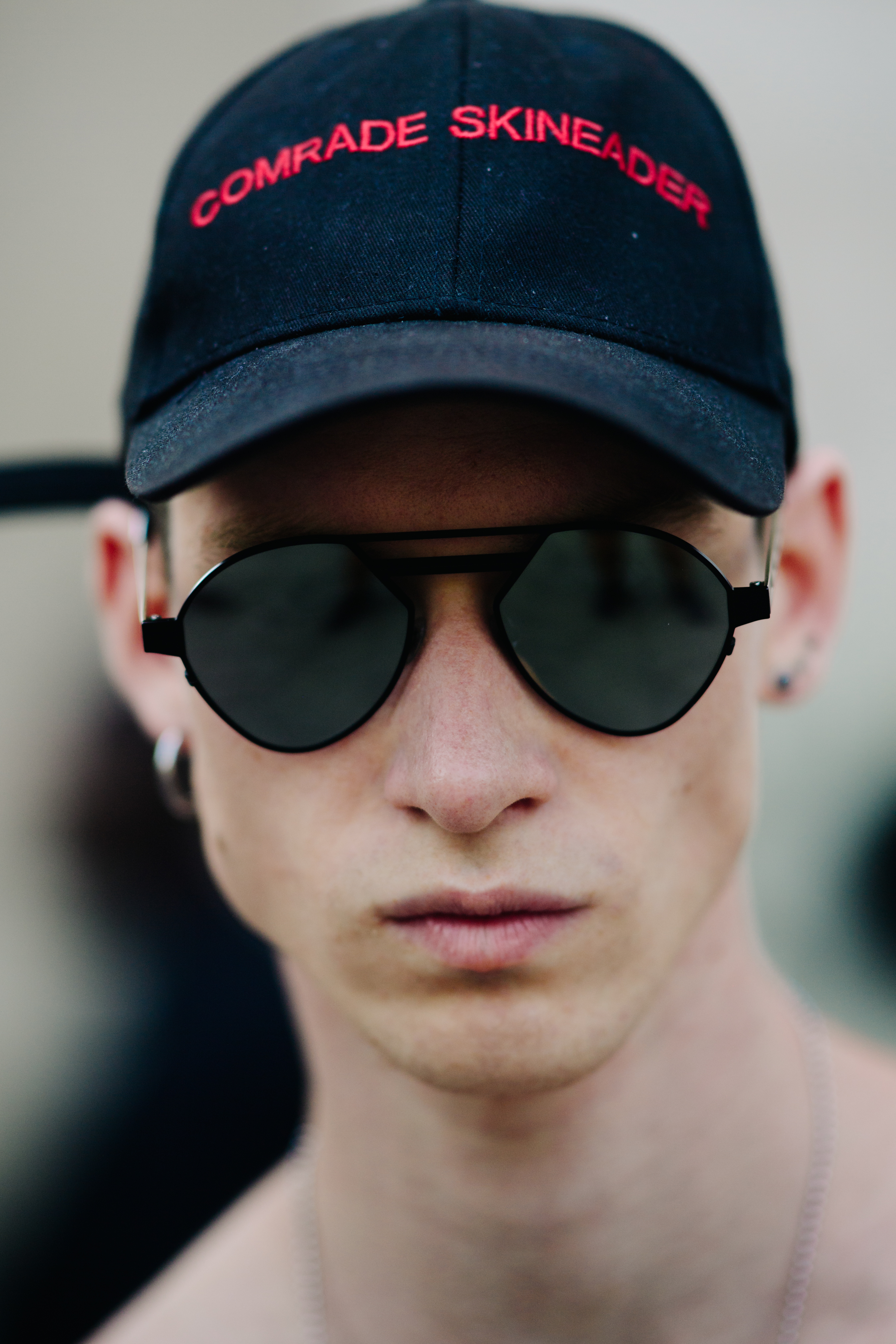 Portrait of a male model