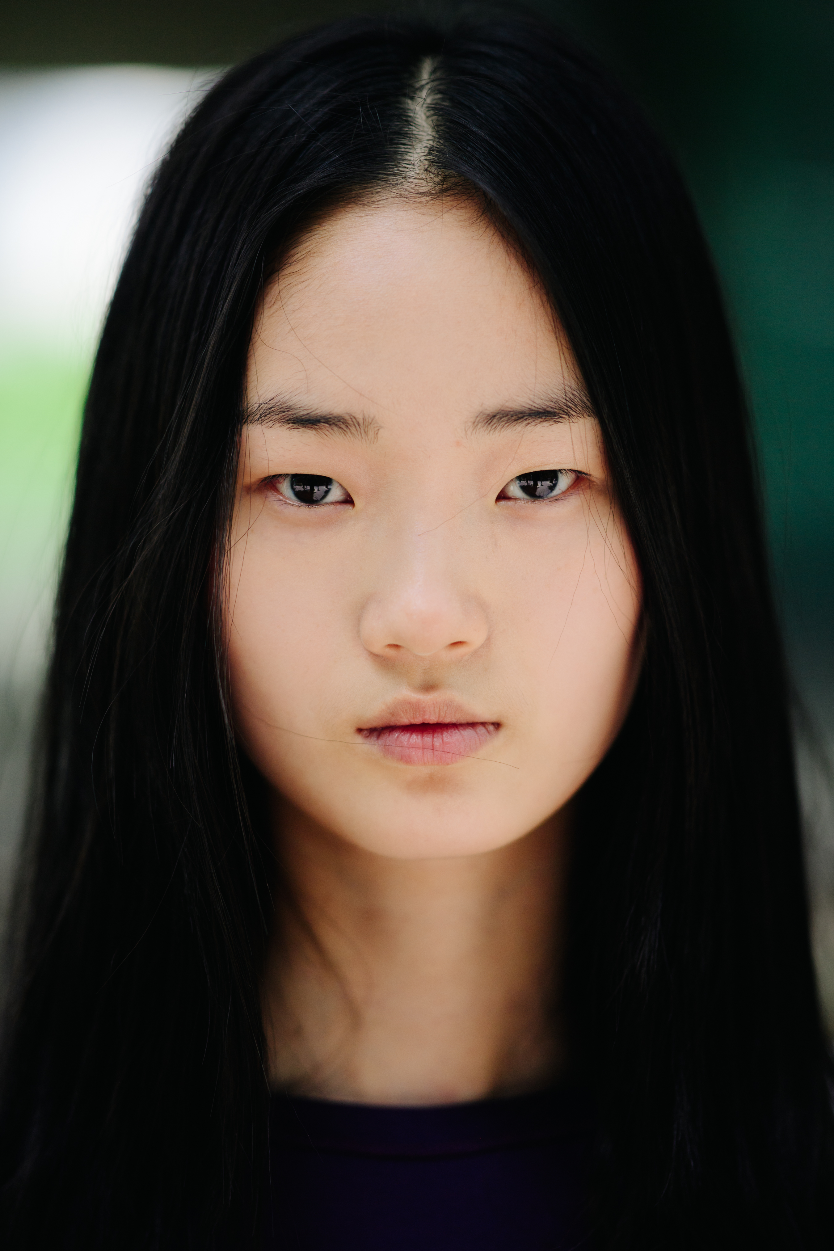 Portrait of a Chinese female model